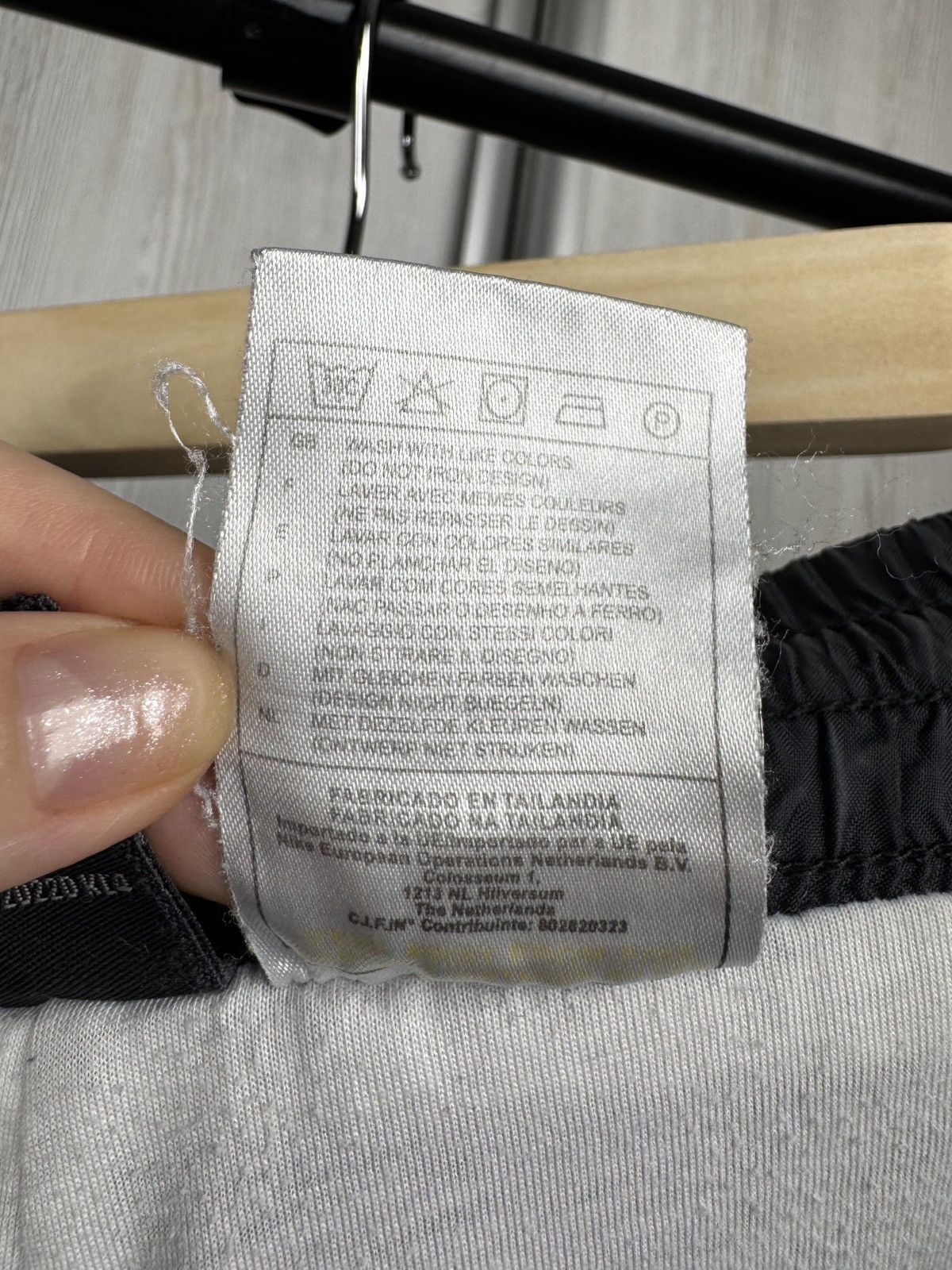 Nike Nike vintage y2k dark grey faded distressed track pants sz M Size US 32 / EU 48 - 15 Thumbnail