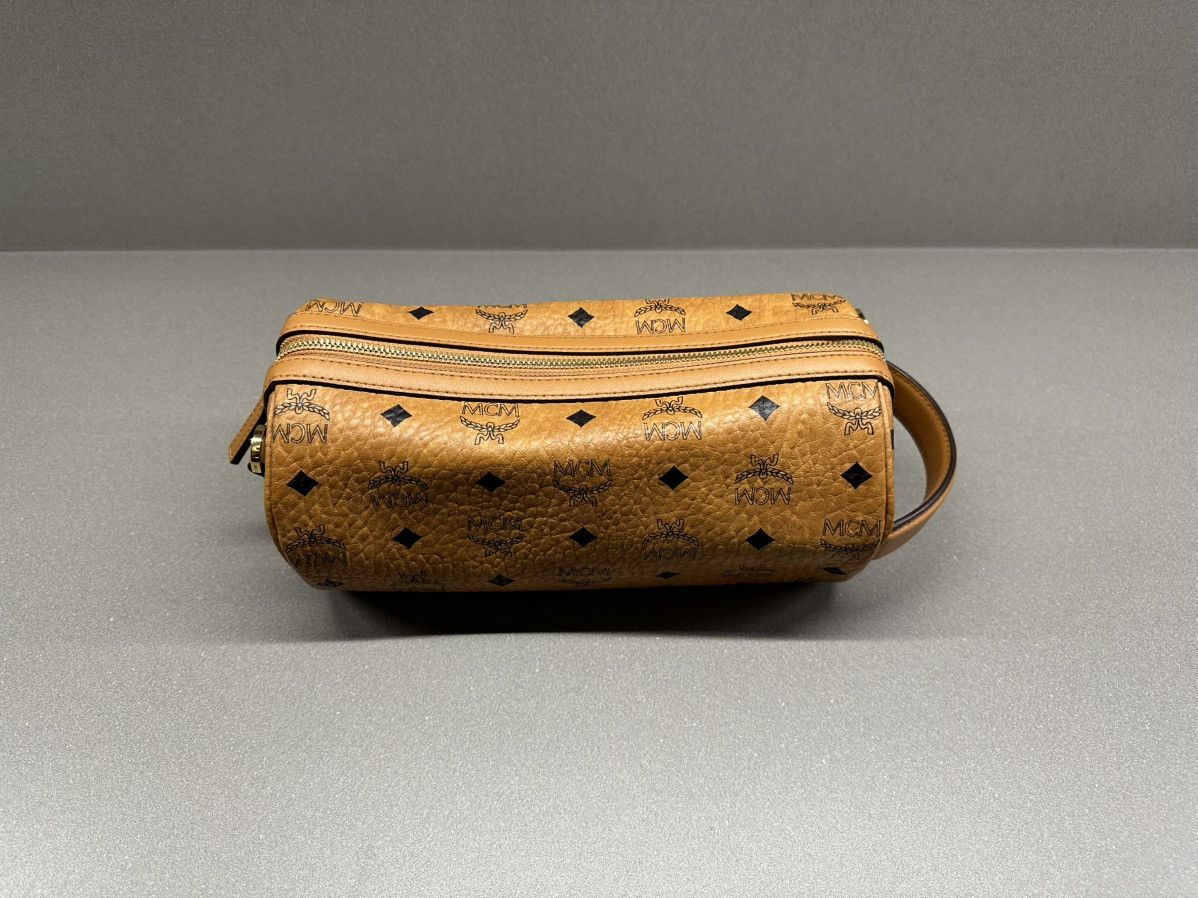 MCM MCM Visetos klassik Barrel Crossbody Cognac Size ONE SIZE - 5 Thumbnail