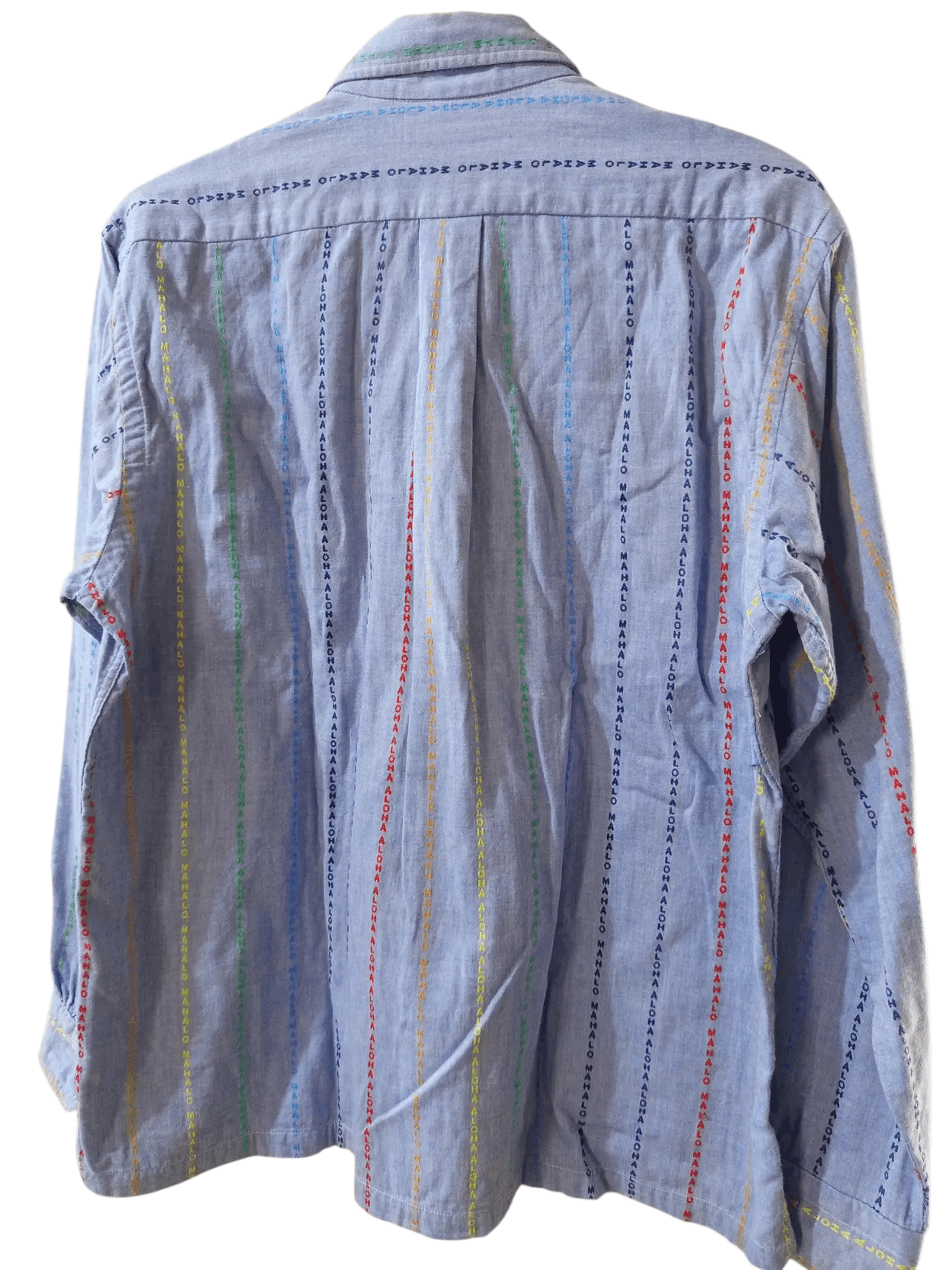 Sun Surf Sun Surf SS17 Aloha Mahalo Embroidered Chambray Shirt Size US L / EU 52-54 / 3 - 4 Thumbnail