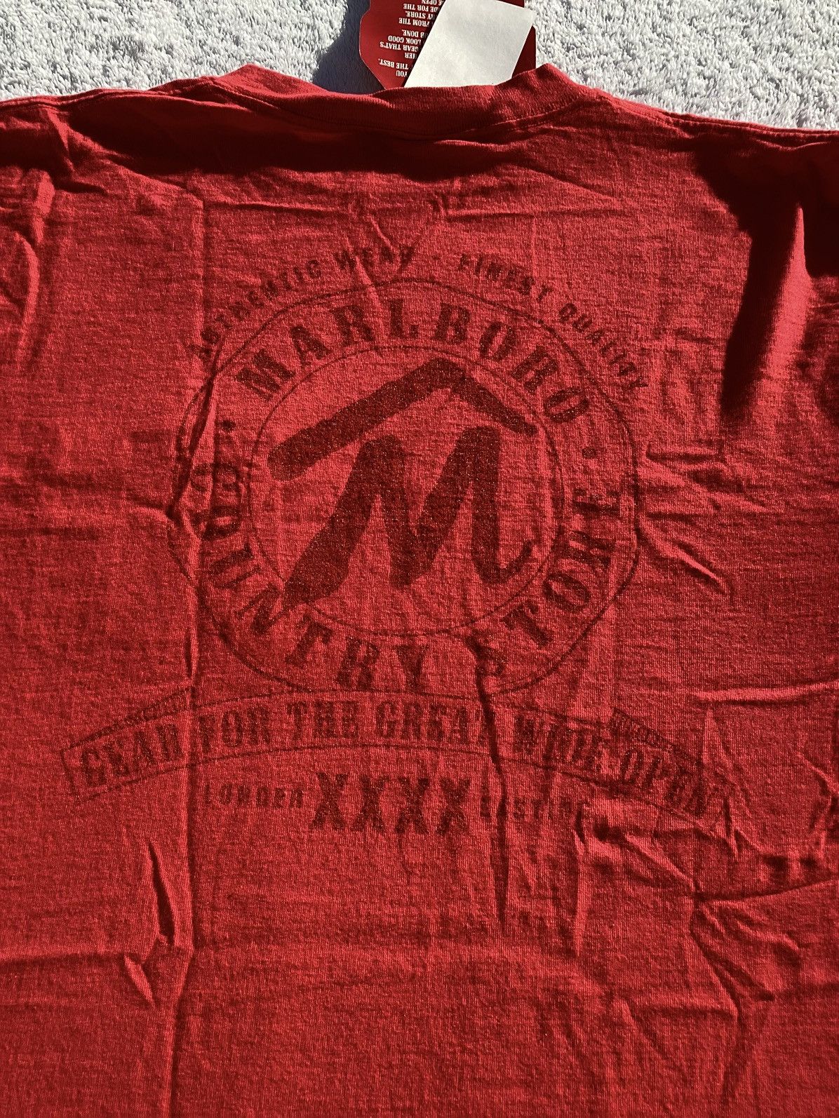 Marlboro 90s Marlboro cigarettes country store cowboy NWT pocket Tee Size US XL / EU 56 / 4 - 2 Thumbnail