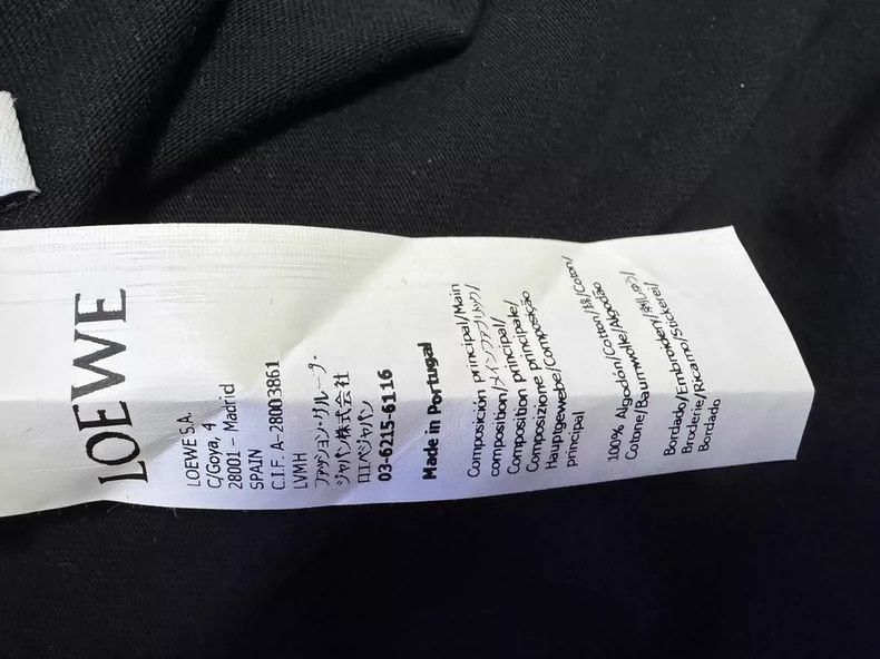Loewe loewe Black Short Sleeve 2505-Nextarrow Size US L / EU 52-54 / 3 - 2 Thumbnail