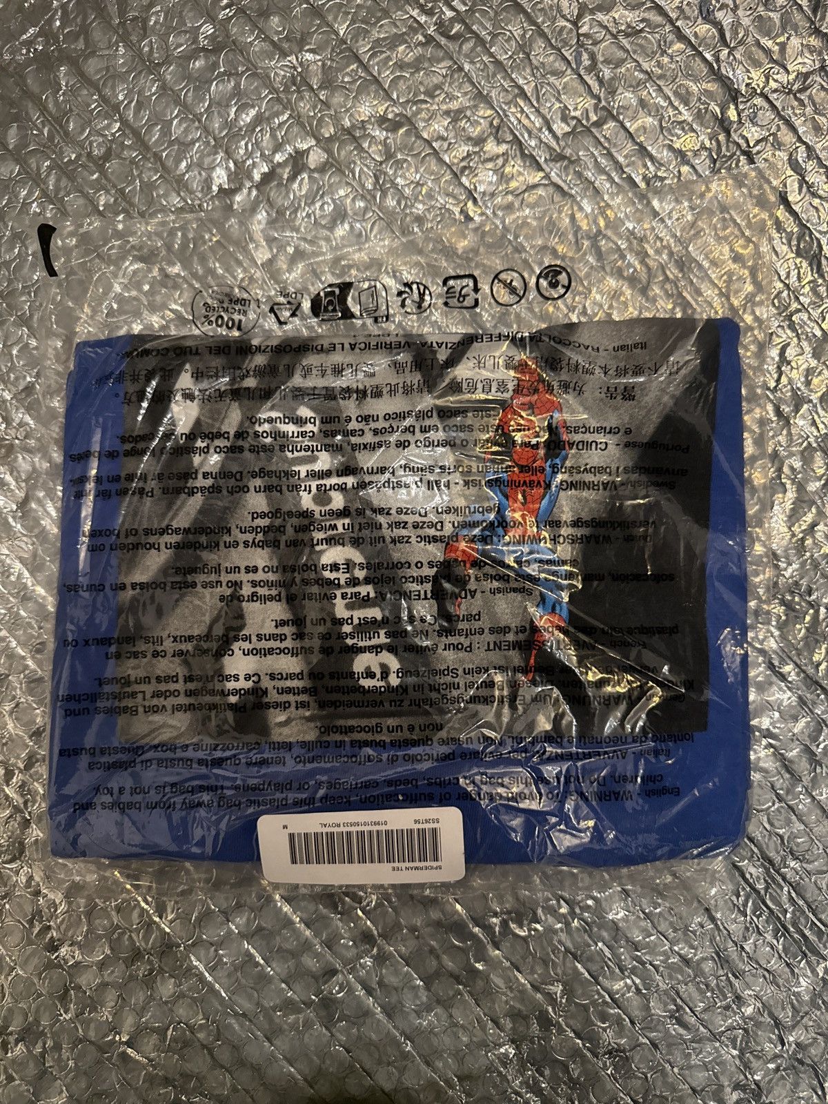 Supreme SS26 Supreme Spiderman Blue Tee Size US M / EU 48-50 / 2 - 2 Thumbnail