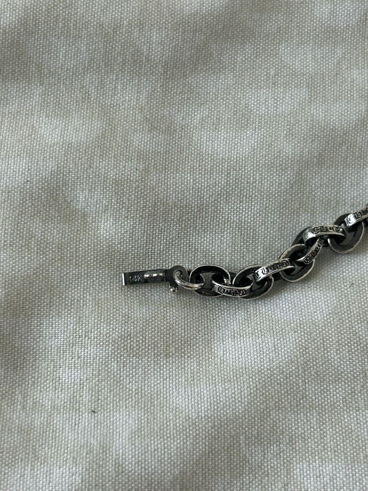 Chrome Hearts Chrome Hearts Bracelet Silver Paper Chain 8 Inches New Size ONE SIZE - 10 Thumbnail