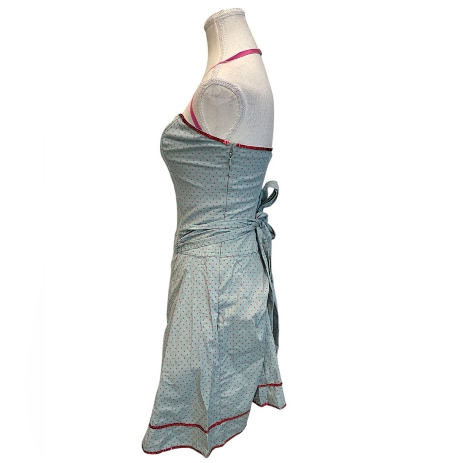 Betsey Johnson VTG Betsey Johnson NY Polka Dot Sequin Retro Pinup Dress Size M / US 6-8 / IT 42-44 - 3 Thumbnail
