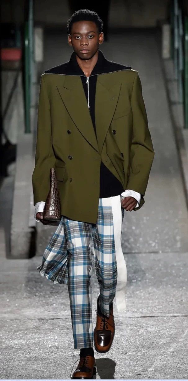 Dris Van Notan 2018 Wool Pants with Apron
