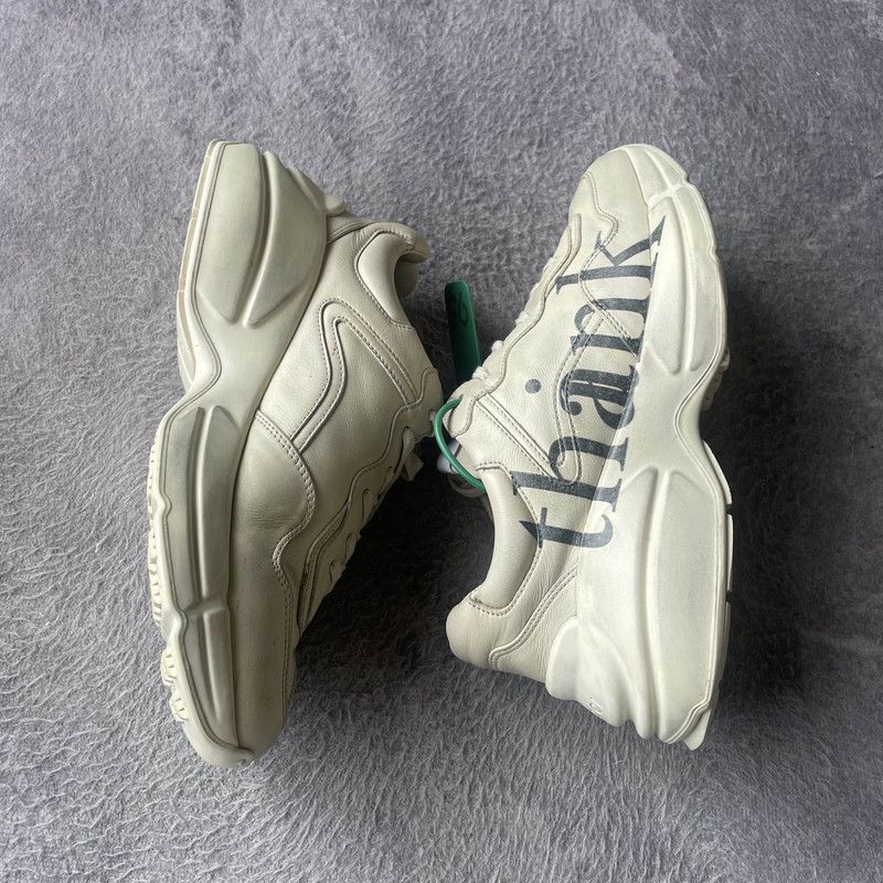 Gucci Gucci Rhyton Low-Top Dad Sneakers in Ivory Size US 8.5 / EU 41-42 - 7 Thumbnail