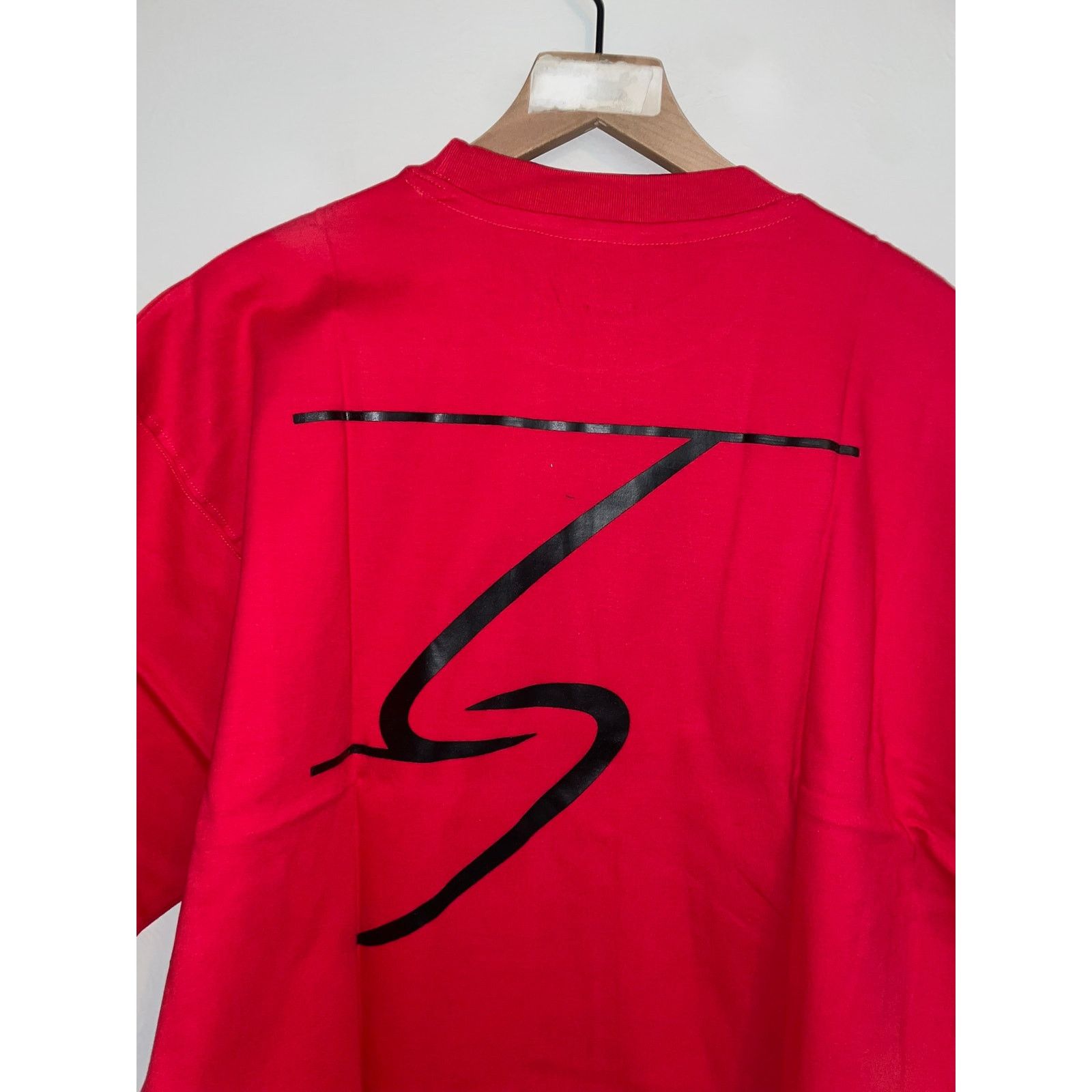 Vintage NWT 2000s Infamous Gear Red Black Script Shirt Tee Y2K L Size US XL / EU 56 / 4 - 6 Thumbnail