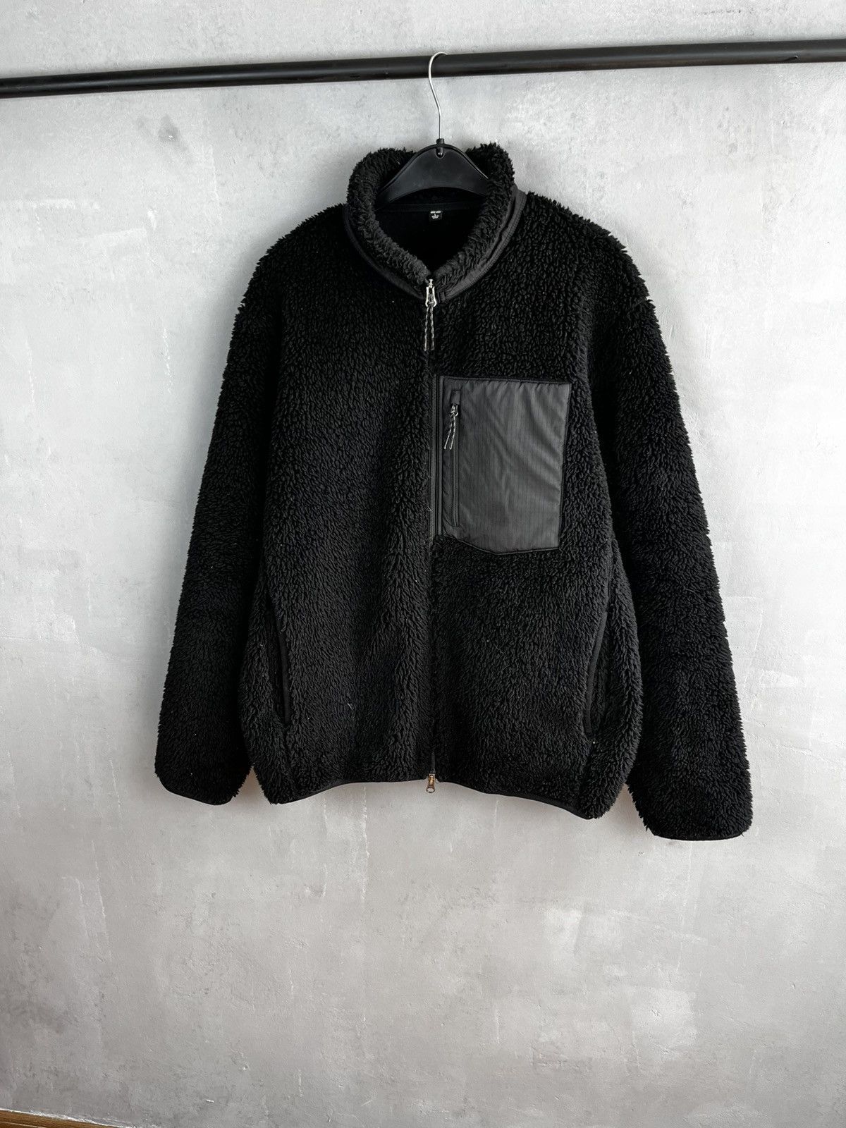 Japanese Brand × Uniqlo Uniqlo Fleece Jacket Black Size US L / EU 52-54 / 3 - 1 Thumbnail