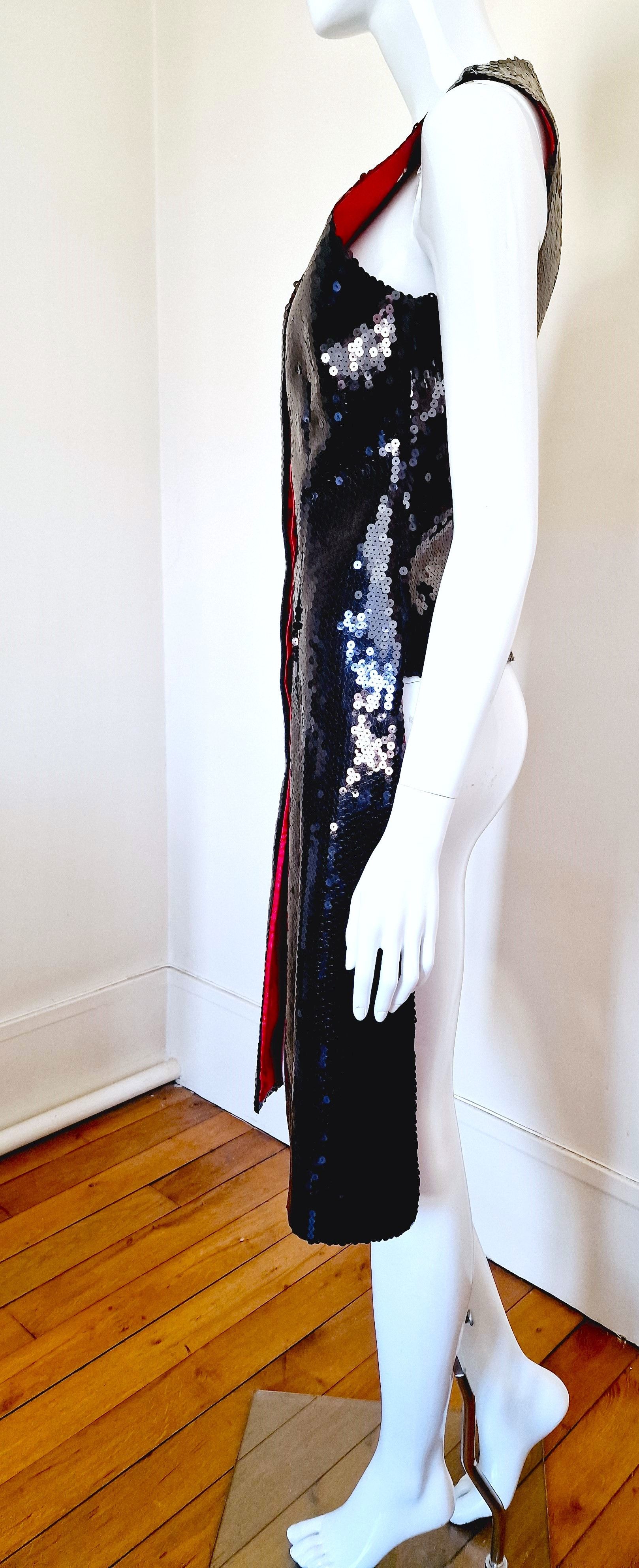 Alexander McQueen Alexander McQueen Joan Of Arc1998 Sequin Glitter Coat Dress Size M / US 6-8 / IT 42-44 - 7 Thumbnail