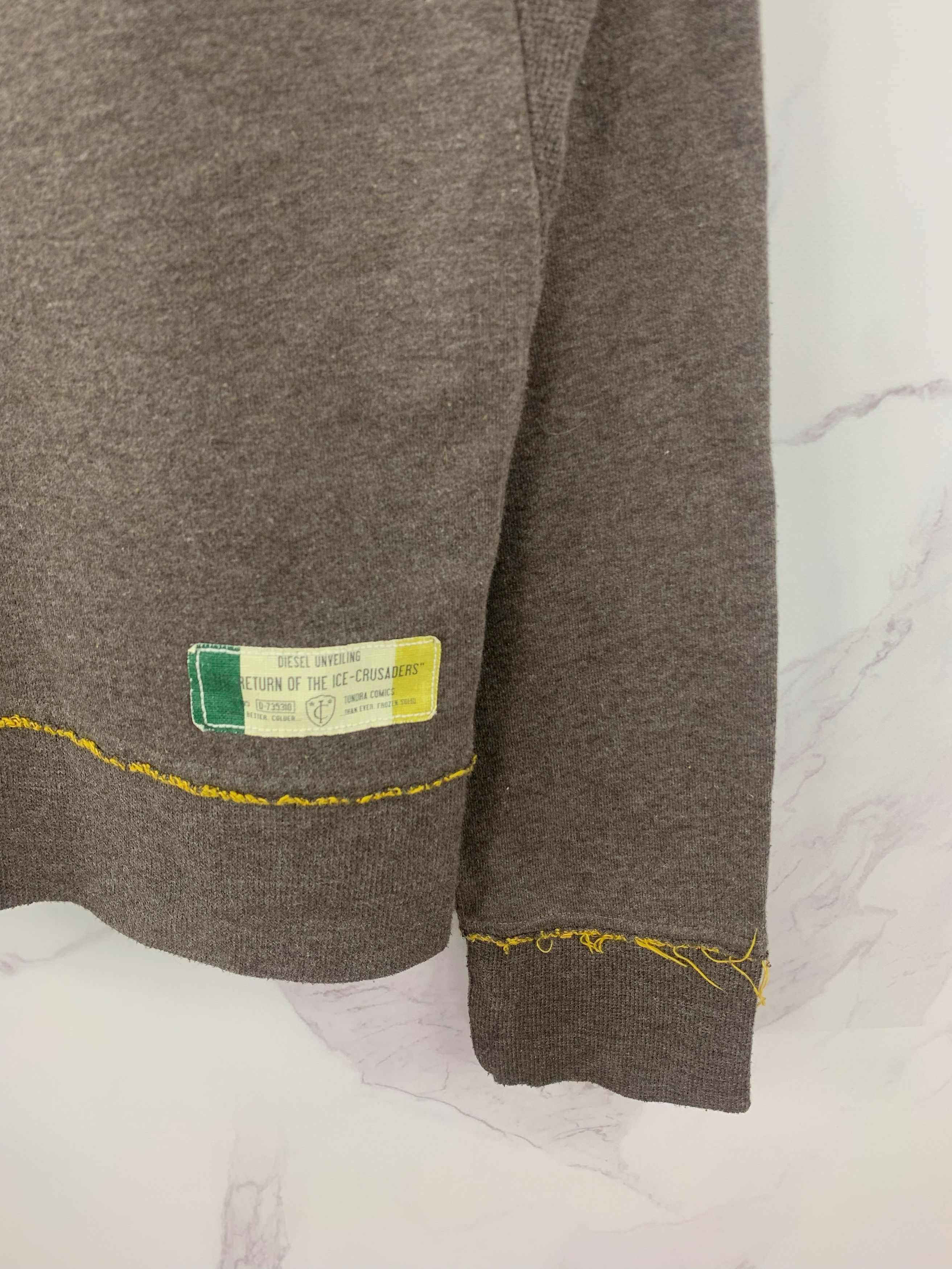 Diesel Vintage Diesel Keep Frozen Tundra Comics Sweatshirt Size L Size L / US 10 / IT 46 - 10 Thumbnail