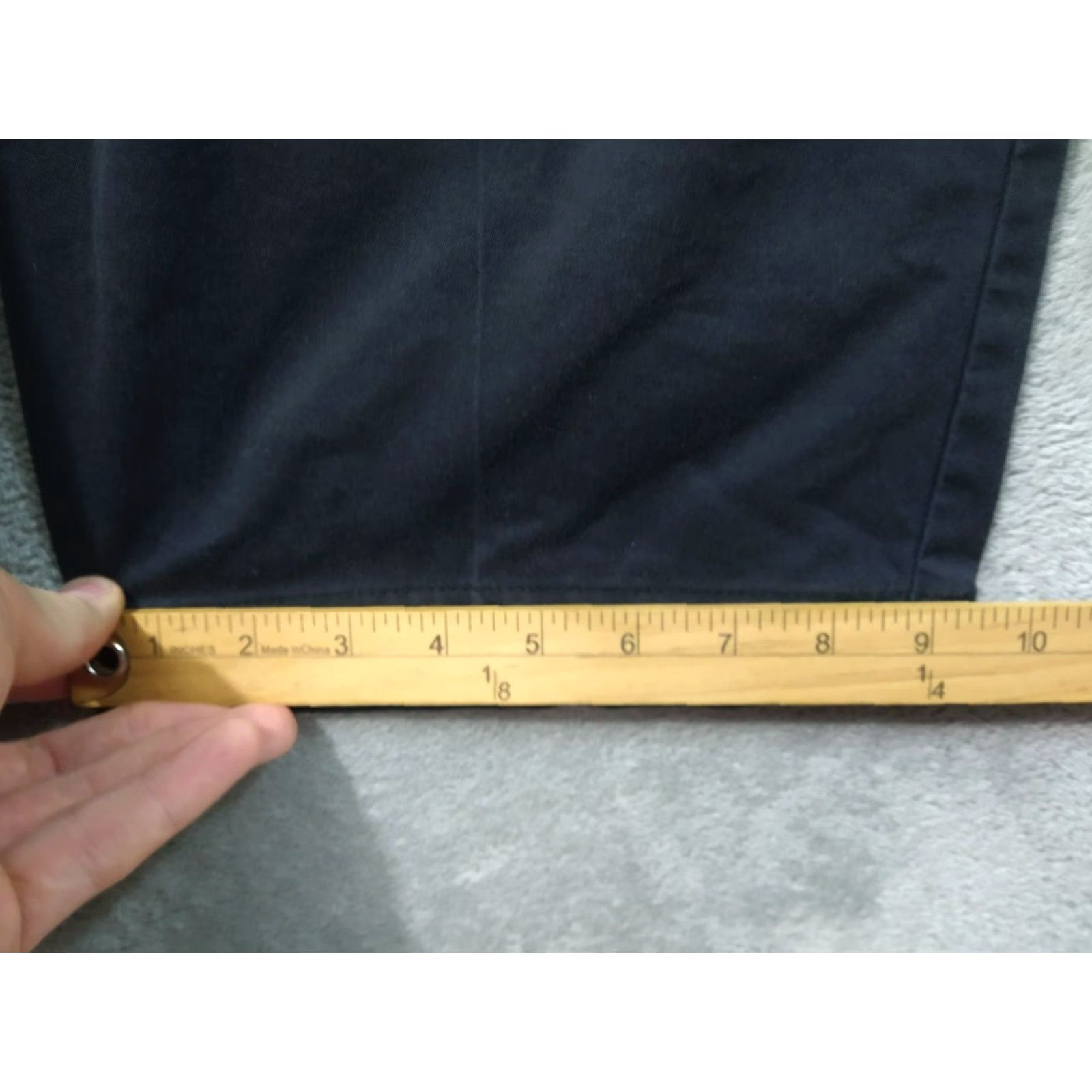 Vintage Oak Hill Mens Pants 48x28 Blue Chino Flat Front High Rise Straight Fit Stretch Pocket Pockets Regular Workwear Casual Travel Vintage No Size US 32 / EU 48 - 6 Thumbnail