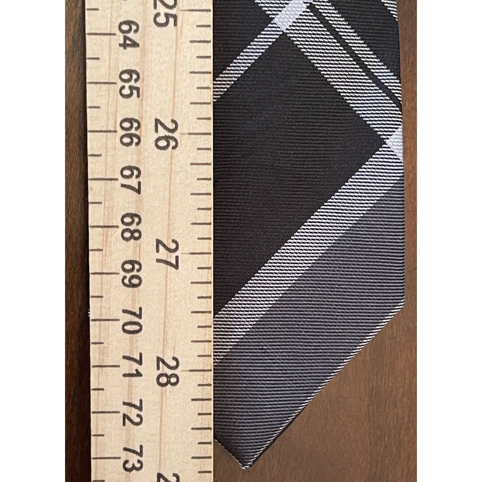 Kenneth Cole Kenneth Cole Reaction Black Gray 100% Silk Made In China Size ONE SIZE - 5 Thumbnail