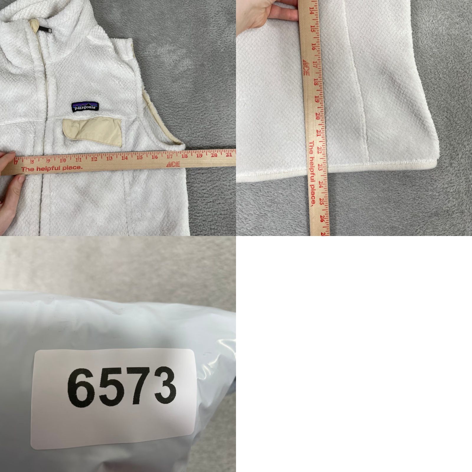 Patagonia Patagonia Re-Tool Snap-T Fleece Vest Womens M White Polartec Thermal Pro Vest Size M / US 6-8 / IT 42-44 - 8 Thumbnail