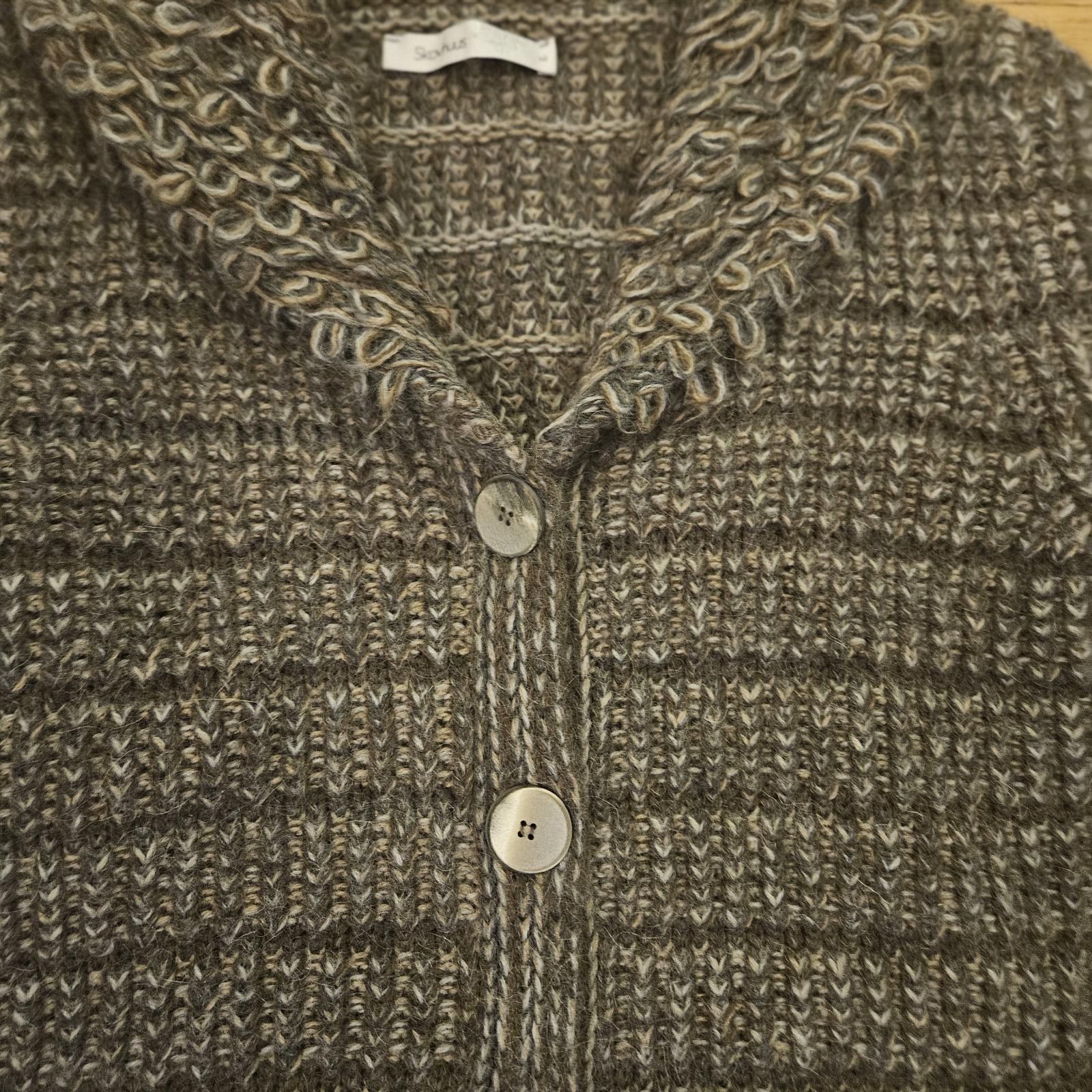 Designer Skovhuus Cozy Knitted Cardigan SZ SM Oversized Size S / US 4 / IT 40 - 2 Thumbnail