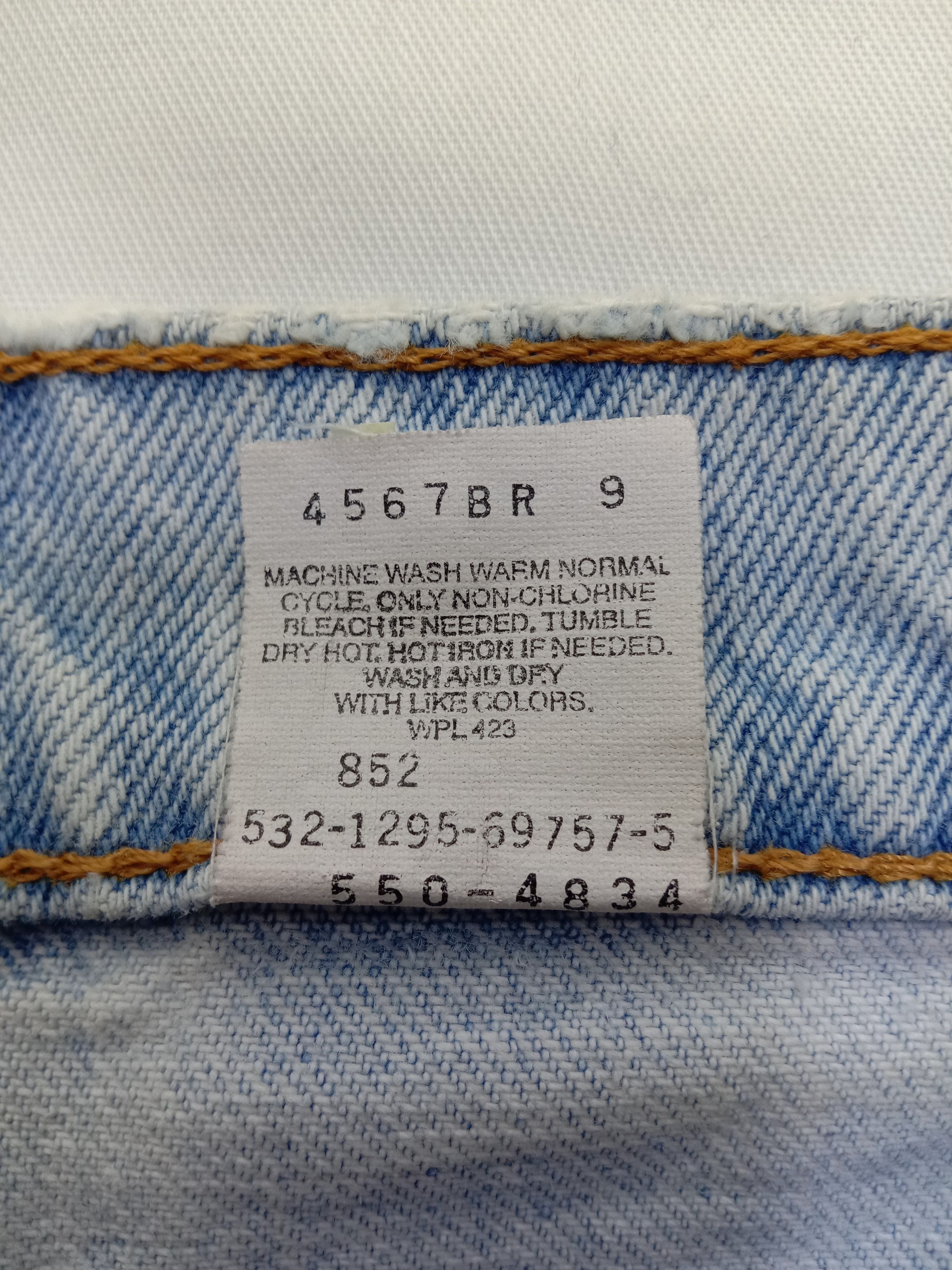 Levi's Vintage 90s Levi's 550 Jeans Relaxed Fit Tapered Leg Denim Size US 32 / EU 48 - 13 Thumbnail