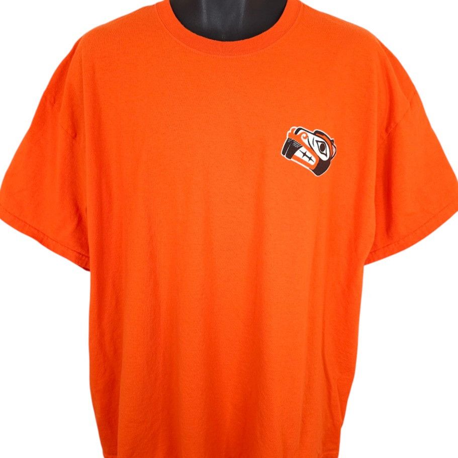 Gildan Oregon State Beavers T Shirt Mens Size 2XL Orange Native Size US XXL / EU 58 / 5 - 2 Thumbnail