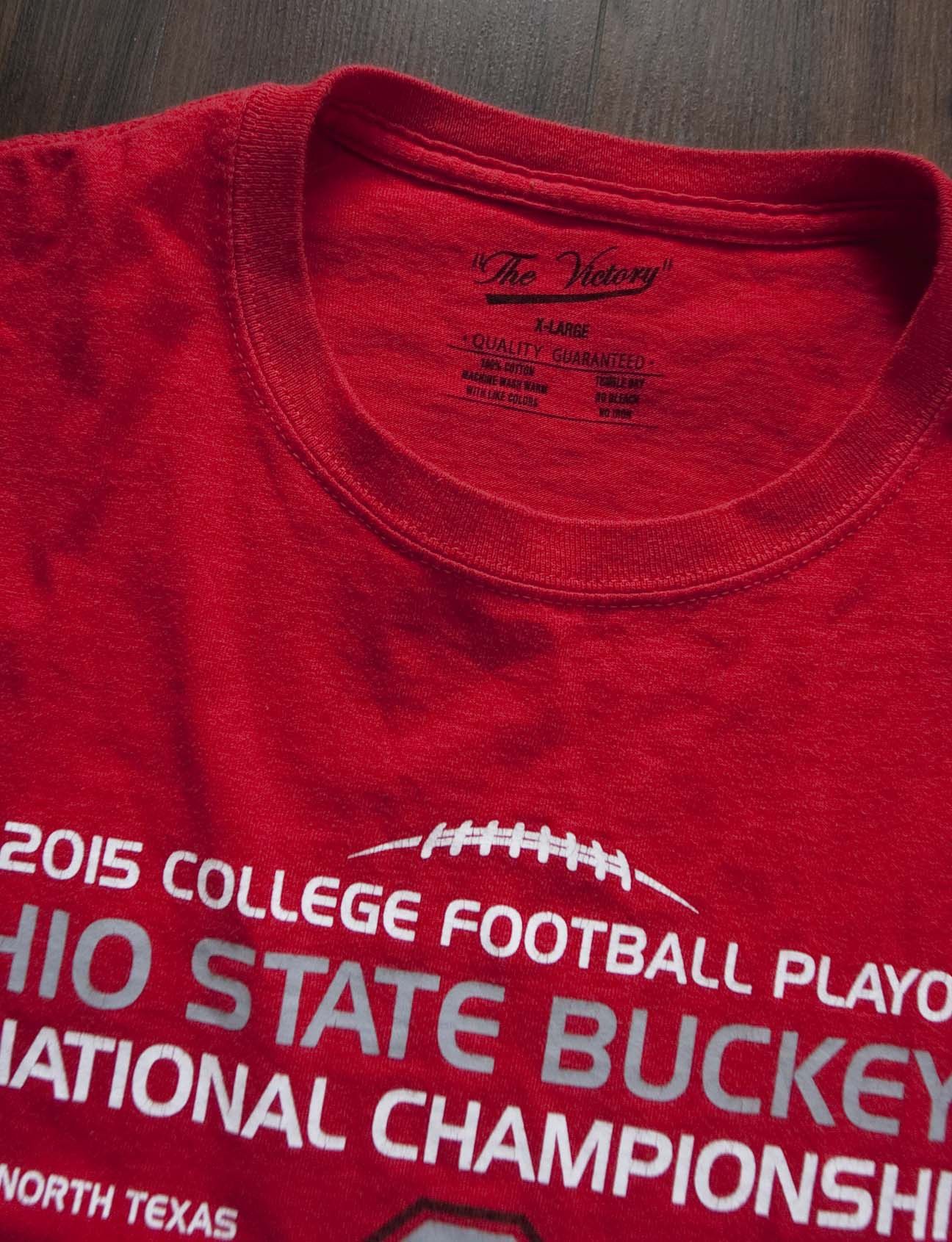 NCAA Ohio State Buckeyes T Shirt 2015 Playoff NCAA Size XL Size US XL / EU 56 / 4 - 2 Thumbnail
