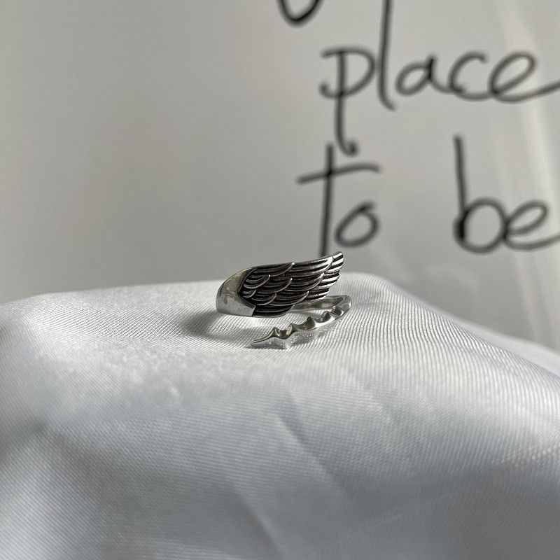 Jewelry Dark Jewelry Rings Open Size Chrome Ring (Size 7-13) Size ONE SIZE - 4 Thumbnail
