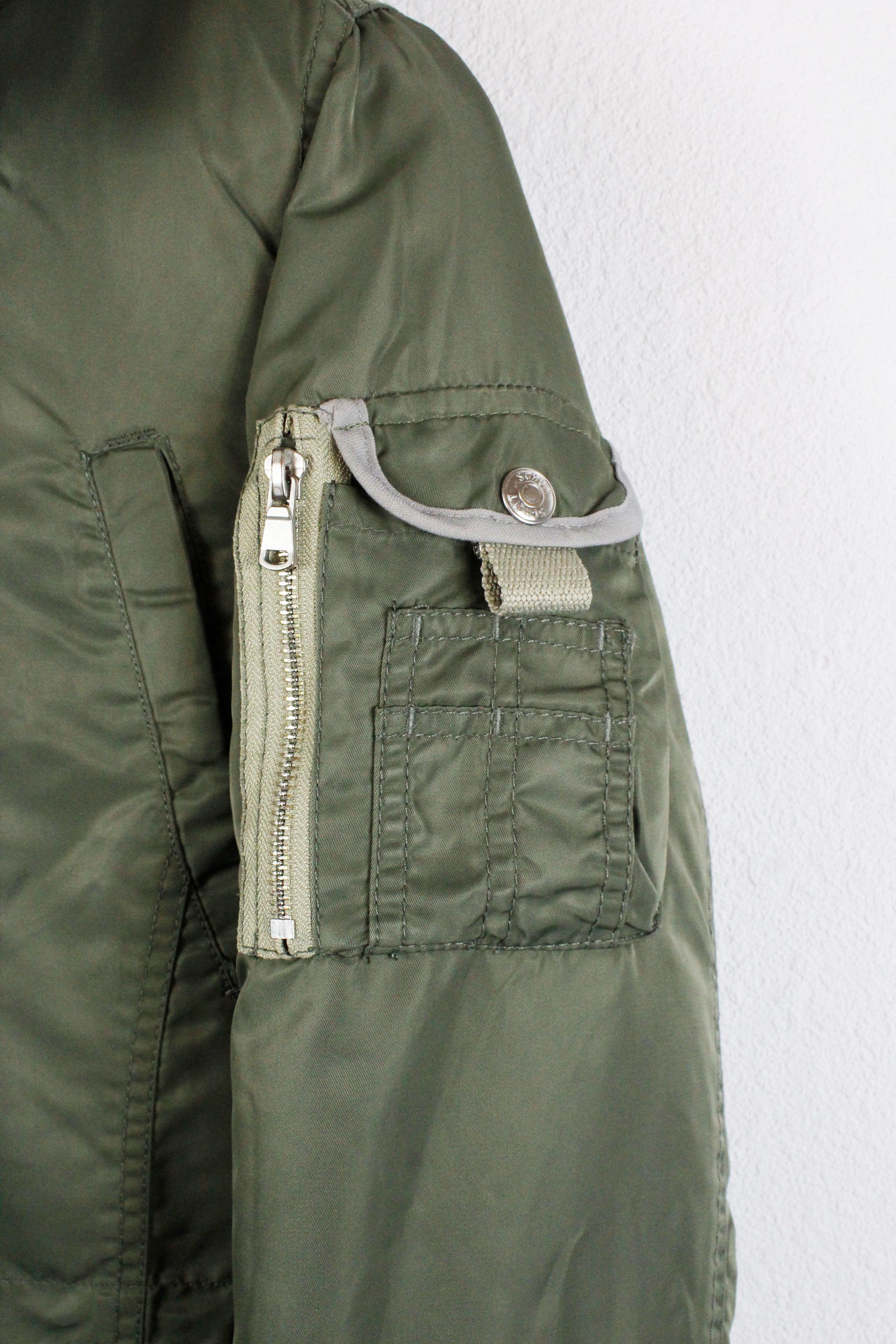 Schott × Vintage Womens Schott Army Green Parka Jacket size M Size M / US 6-8 / IT 42-44 - 3 Thumbnail