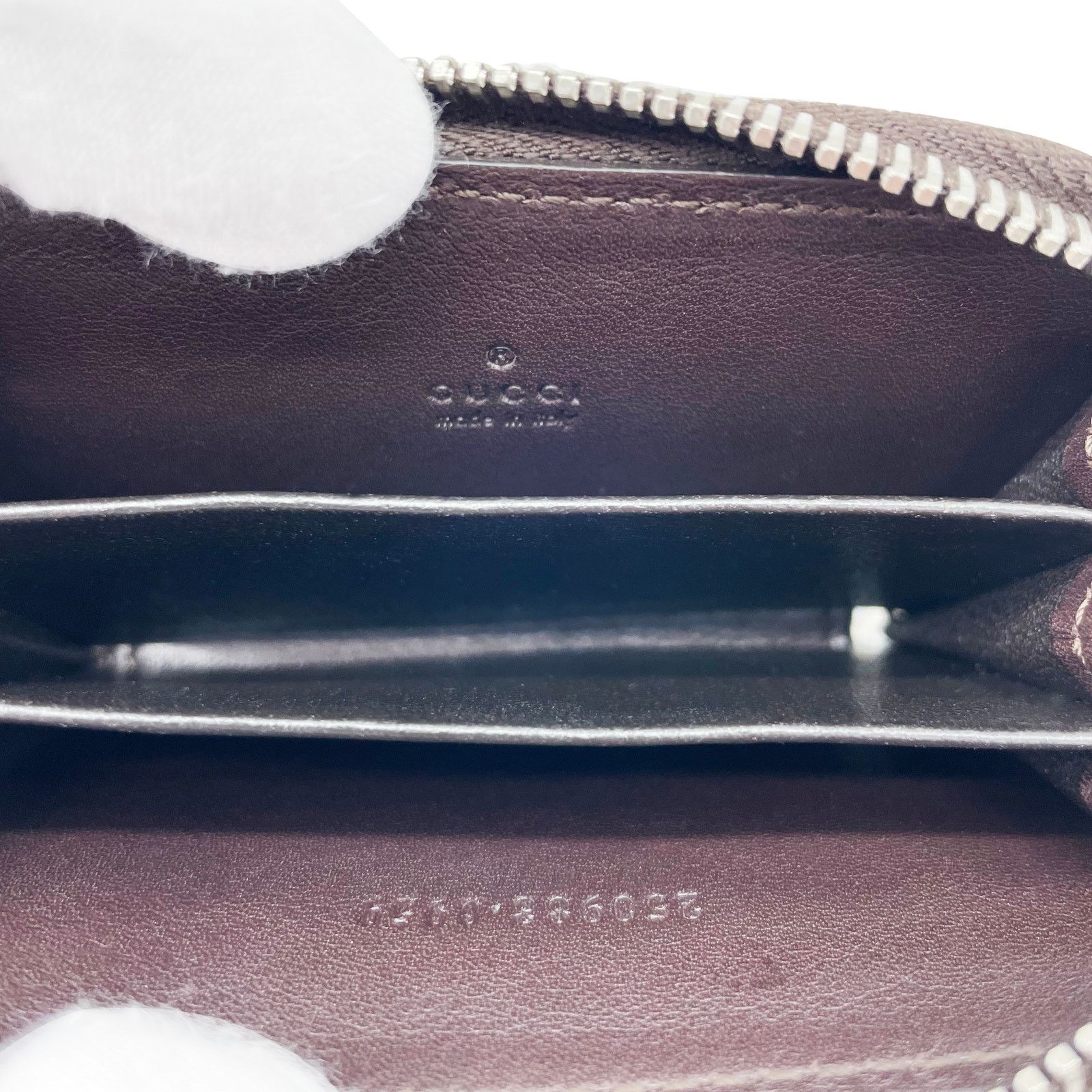 Gucci 🔴 Gucci Compact Zip Wallet - Chocolate Crocodile Leather Size ONE SIZE - 9 Thumbnail