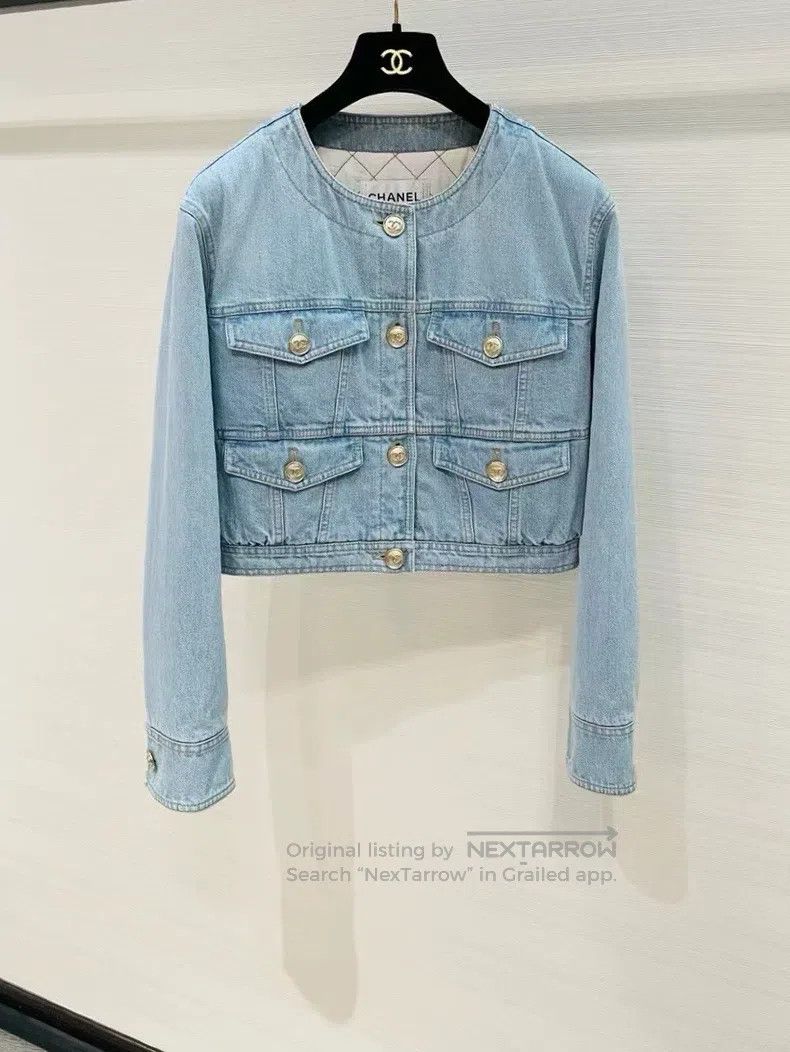 Chanel Chanel Denim cotton jacket Size XS / US 0-2 / IT 36-38 - 1 Thumbnail