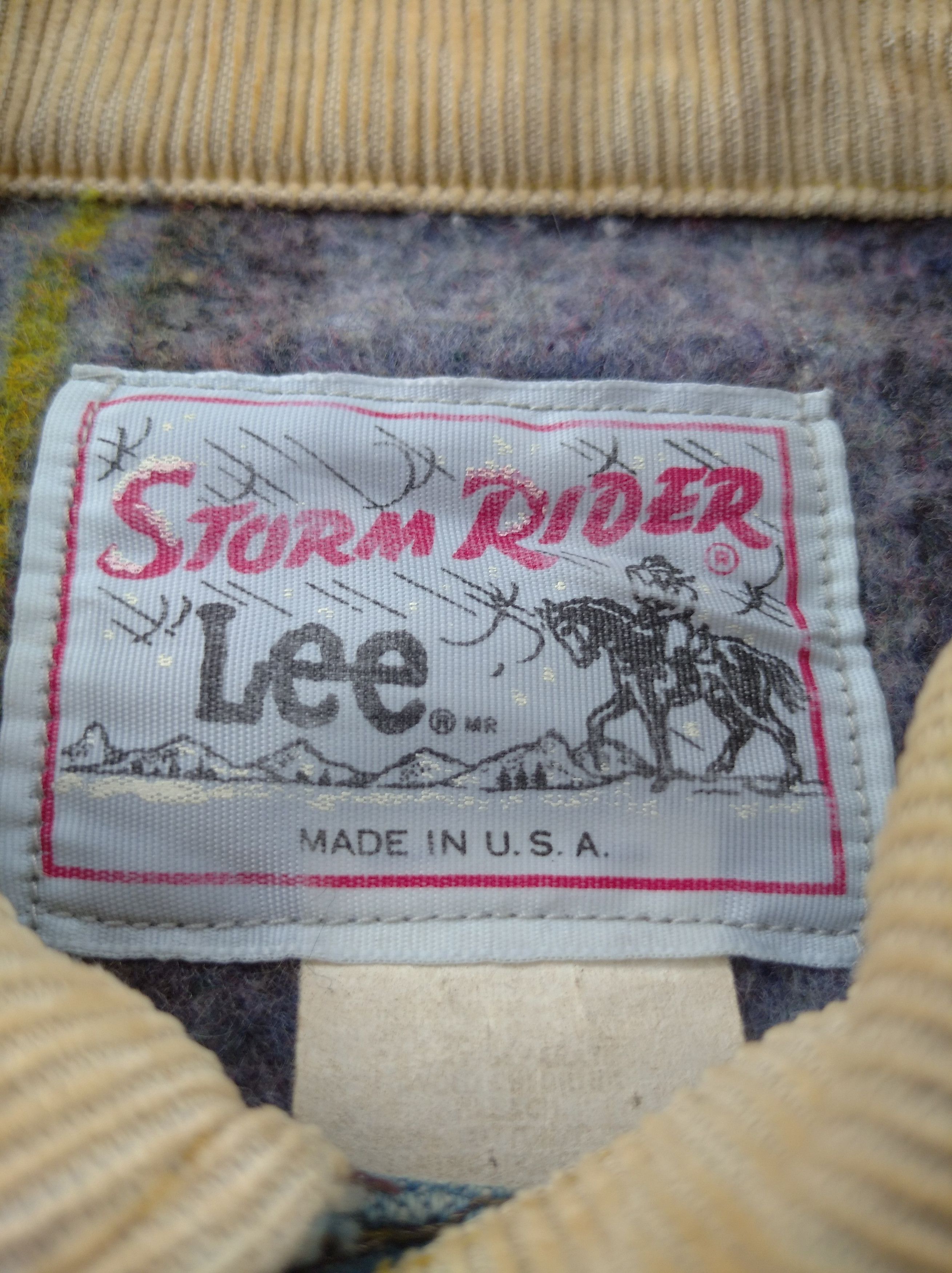 Lee × Vintage 1970s Vintage Lee Storm Riders Blanket Lined Denim Jacket Size US L / EU 52-54 / 3 - 5 Thumbnail