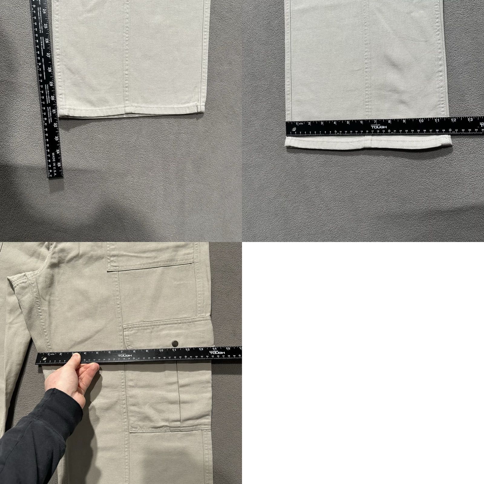 Aeropostale Aeropostale Pants Womens 2XL Beige Mid Rise Utility Cargo Pocket Wide Leg Size 28" / US 6 / IT 42 - 10 Thumbnail