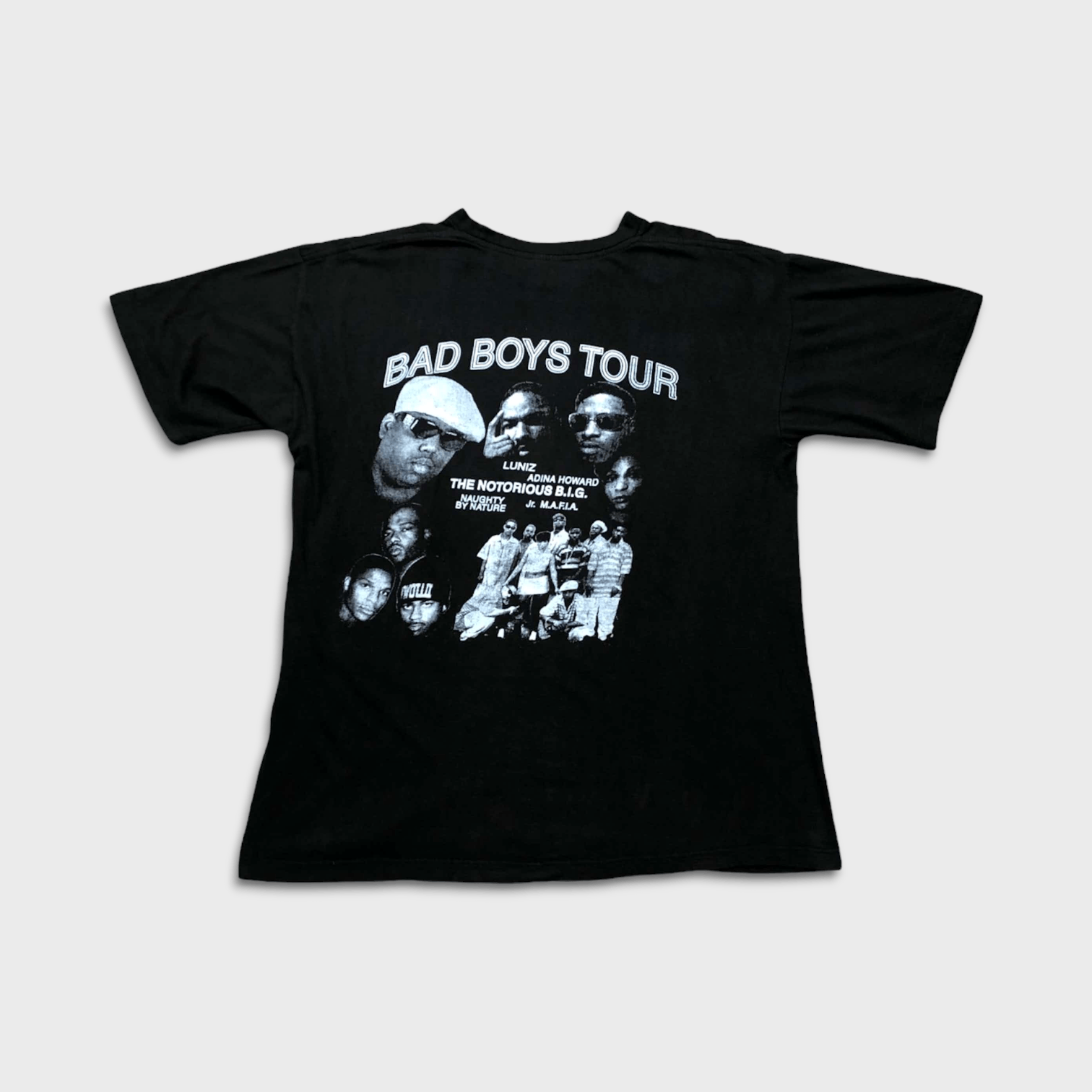 Rap Tees Vintage 90s Bad Boys Tour Shirt Notorious BIG Jodeci Rap Tee Size US M / EU 48-50 / 2 - 6 Thumbnail