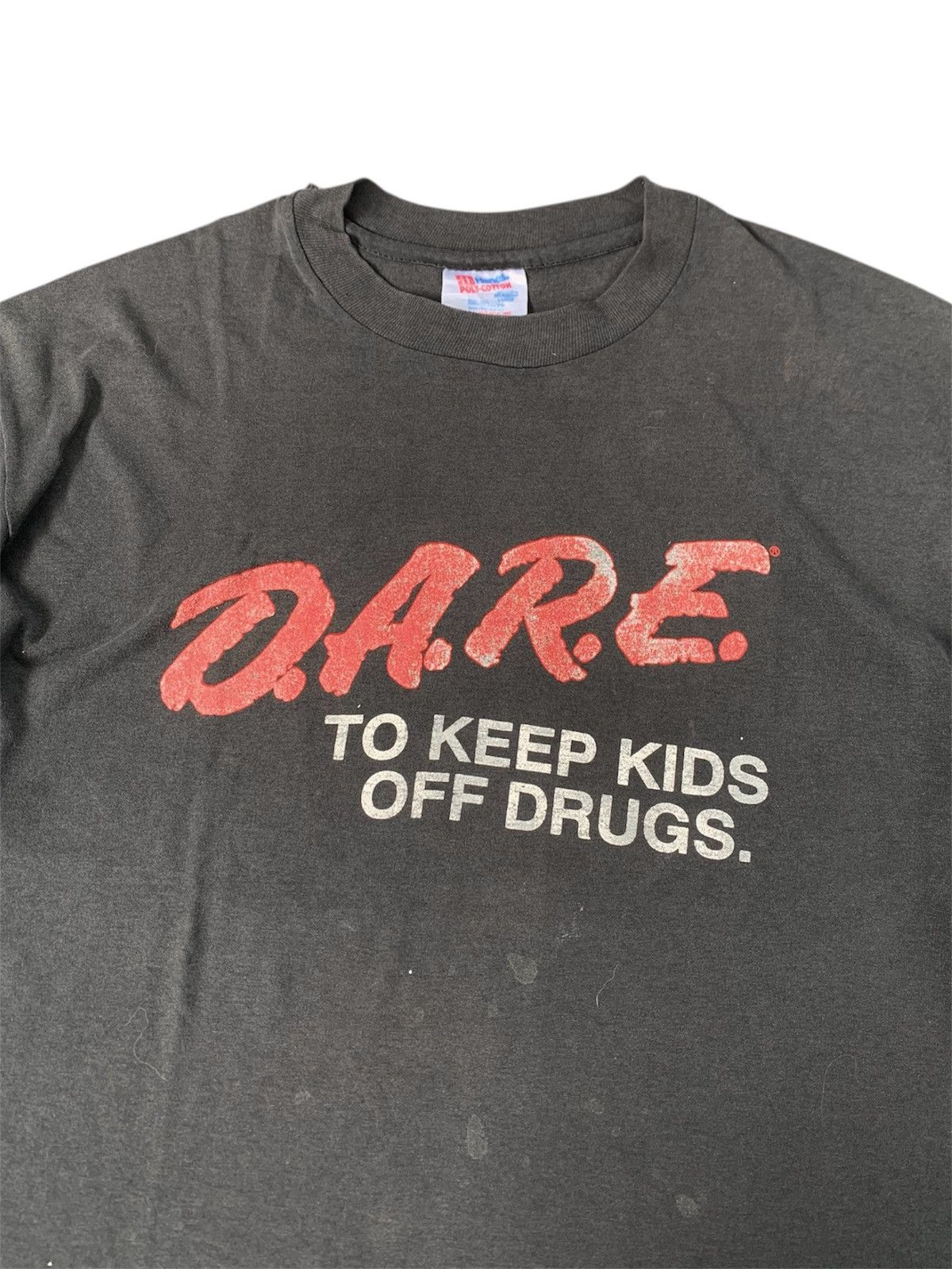 Vintage Faded OG 90s DARE To Keeps Kid Off Drugs Tee