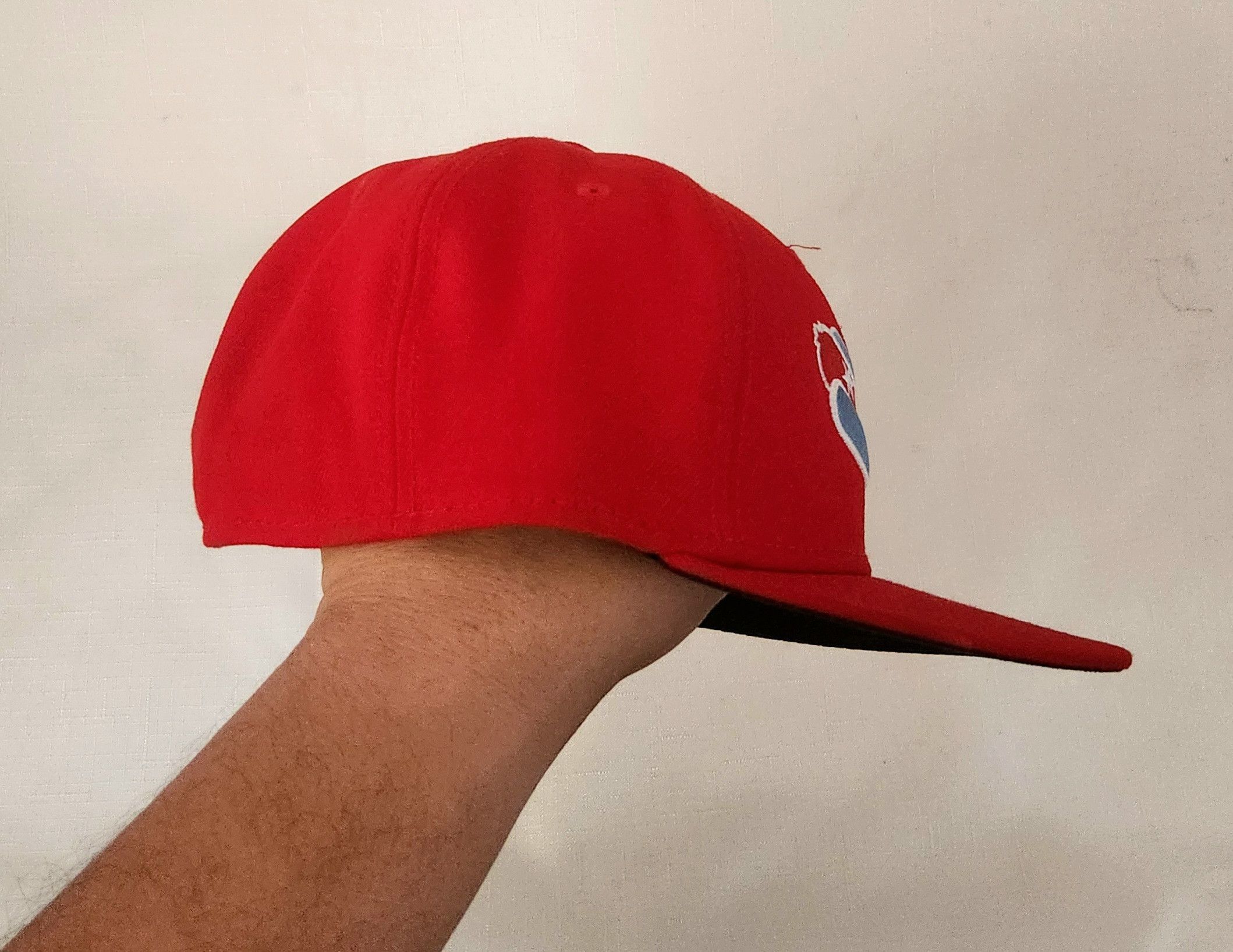 New Era New Era X Chicago Dogs Hat Cap Fitted Home Red 59Fifty 7 1/8 Size ONE SIZE - 4 Thumbnail