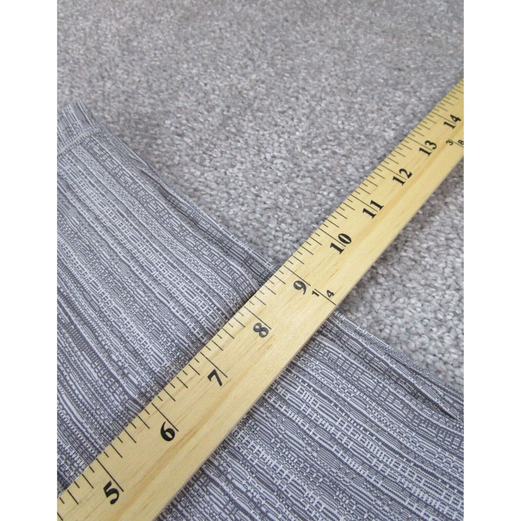 Athleta Athleta Womens Xs Chaturanga Jacquard Gray Stretch Yoga Leggings Size 26" / US 2 / IT 38 - 5 Thumbnail