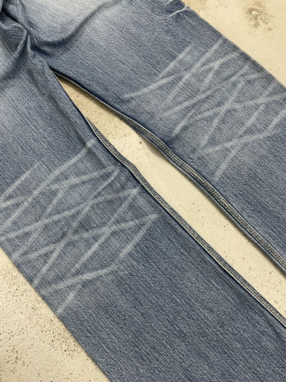 HIDEAWAYS × Nicole Club Hideaways Nicole Light Wash Whisker Y2K Design Size US 30 / EU 46 - 13 Thumbnail
