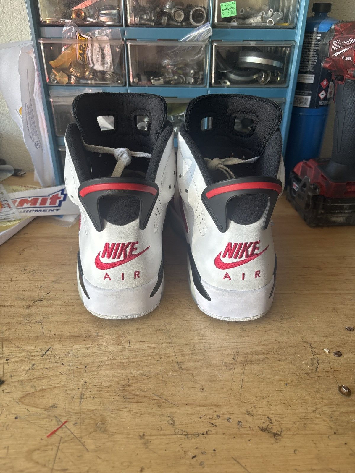 Jordan Brand × Nike Jordan 6 Carmine 2021 Size US 10 / EU 43 - 4 Thumbnail