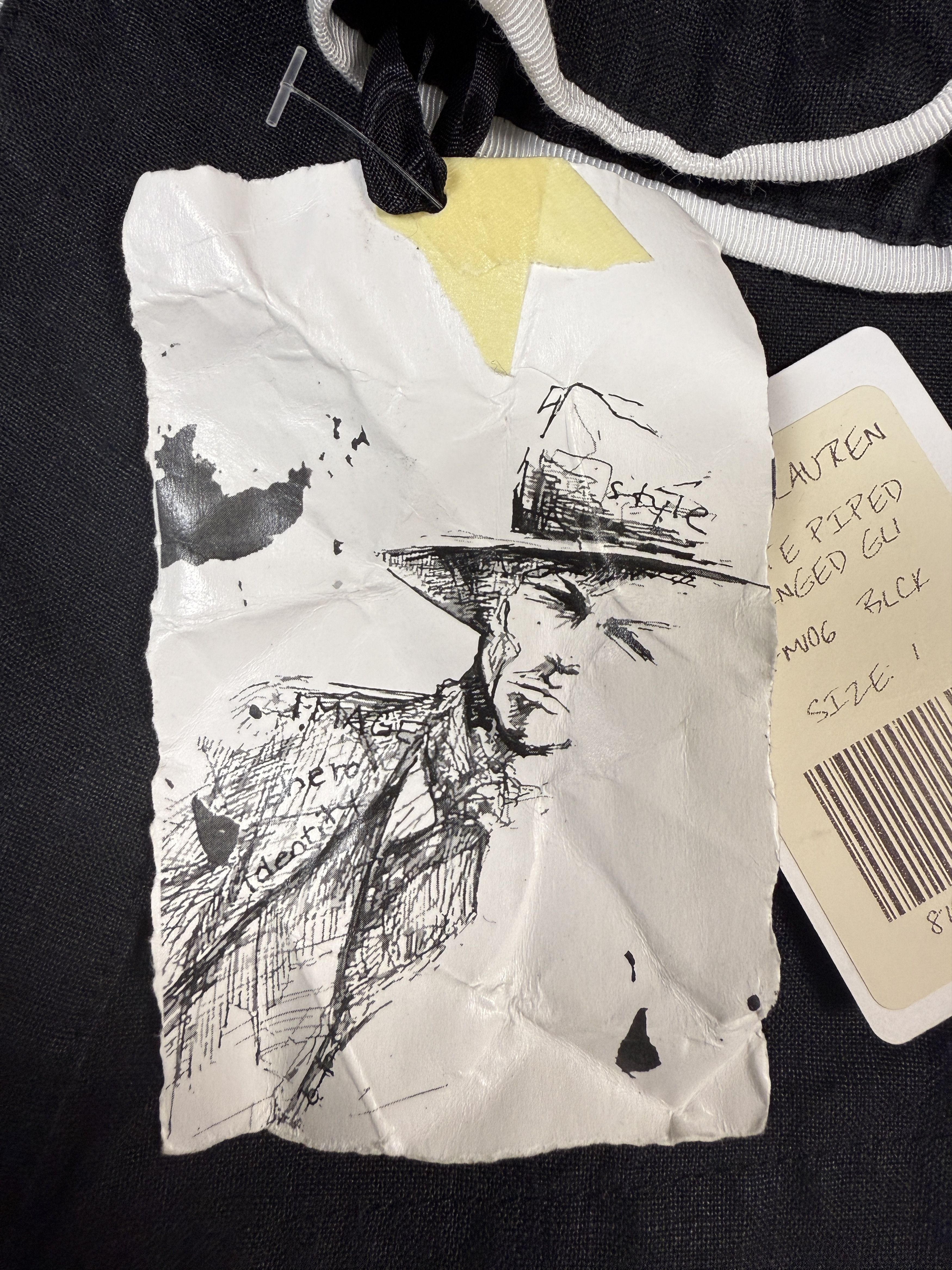 Greg Lauren $800 Greg Lauren Black Winged GL1 kimono top shirt Size US M / EU 48-50 / 2 - 10 Thumbnail