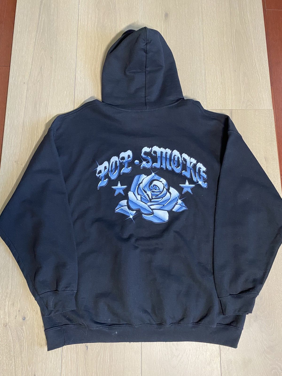 Vintage Pop Smoke Hoodie Size US XXL / EU 58 / 5 - 2 Thumbnail