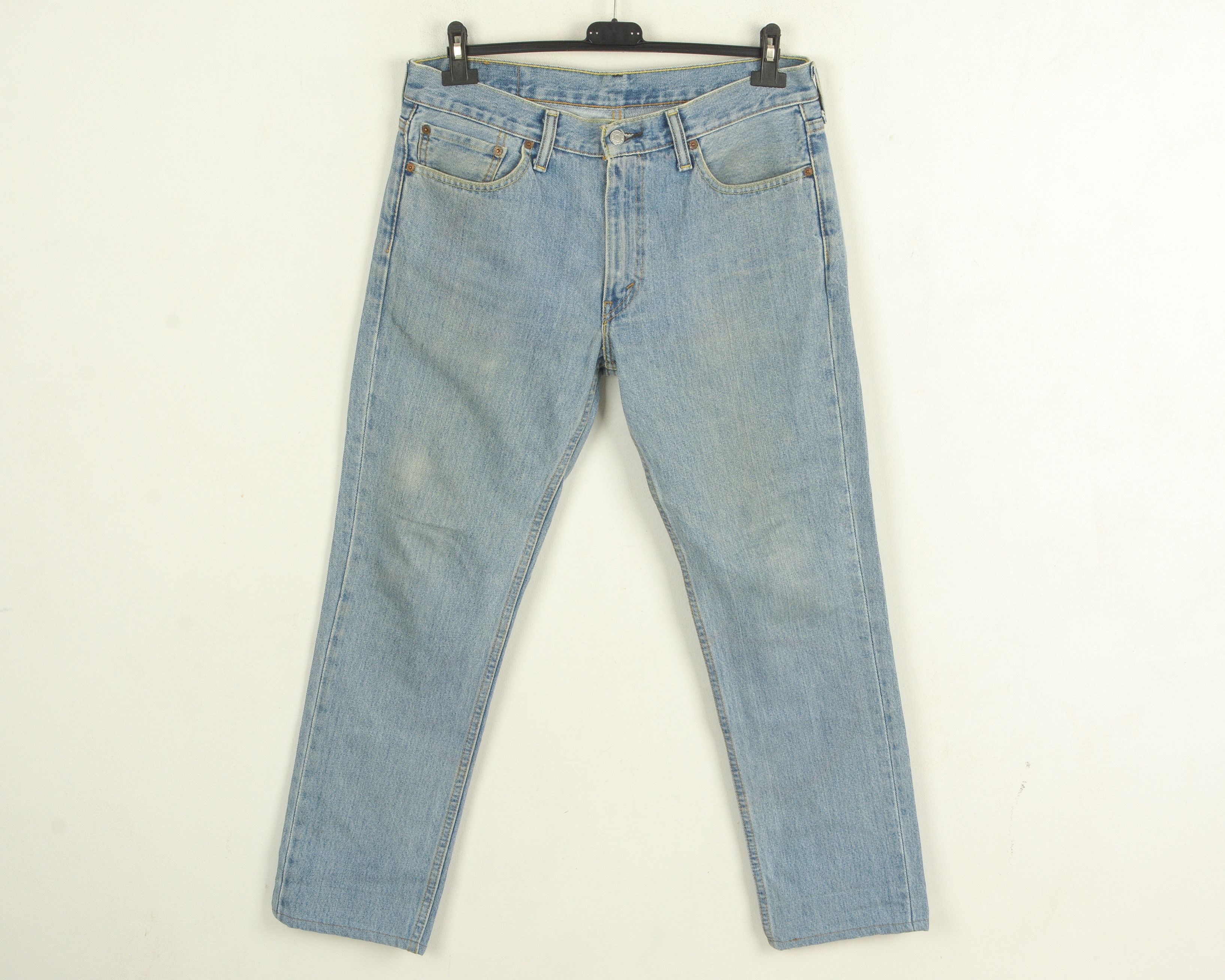 Levi's Men 511 Slim Jeans W33 L32 Denim Faded White Trousers Skinny Size US 33 - 1 Thumbnail