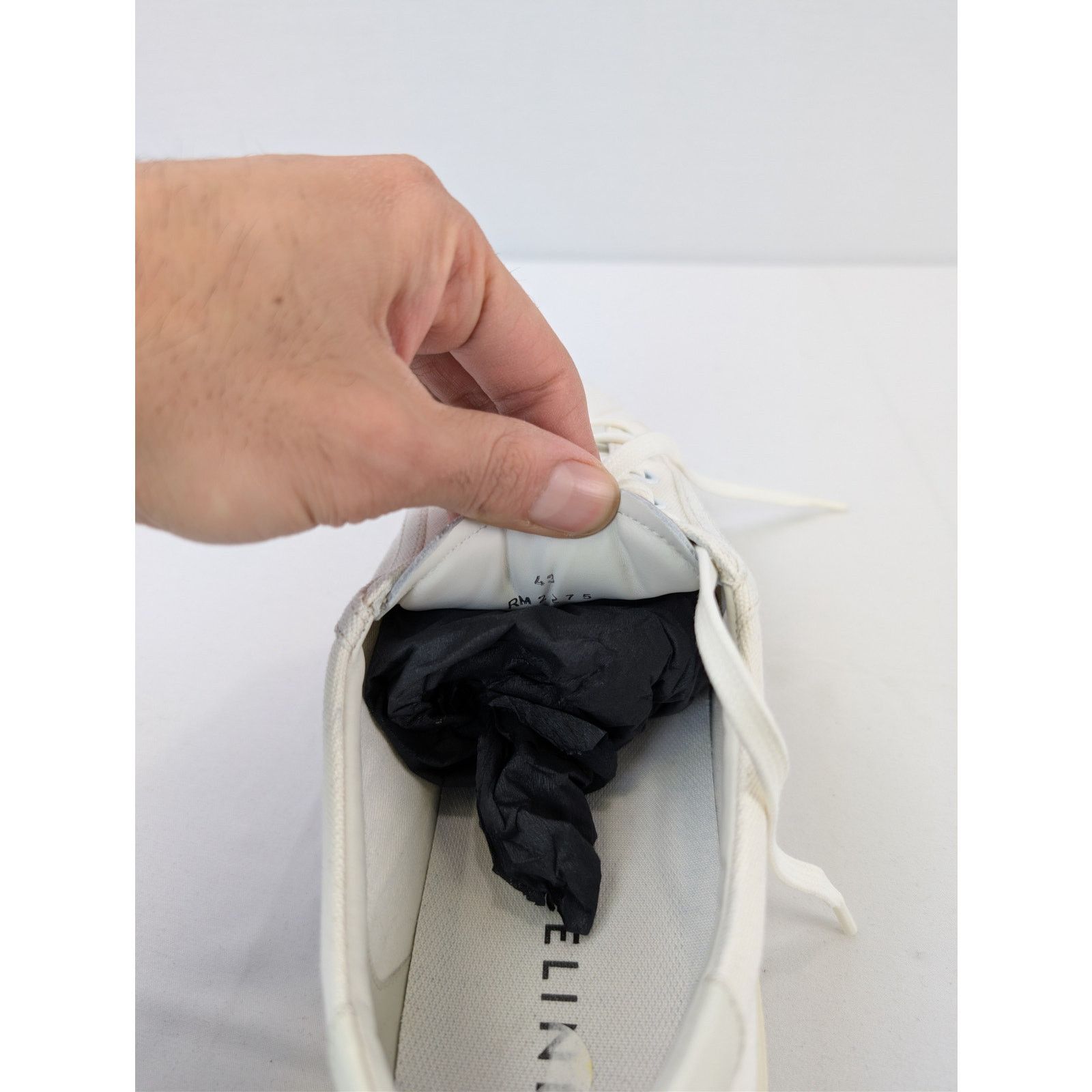 Celine o1rshd1 Canvas & Calfskin Low top Sneakers in White Size US 10 / EU 43 - 17 Thumbnail