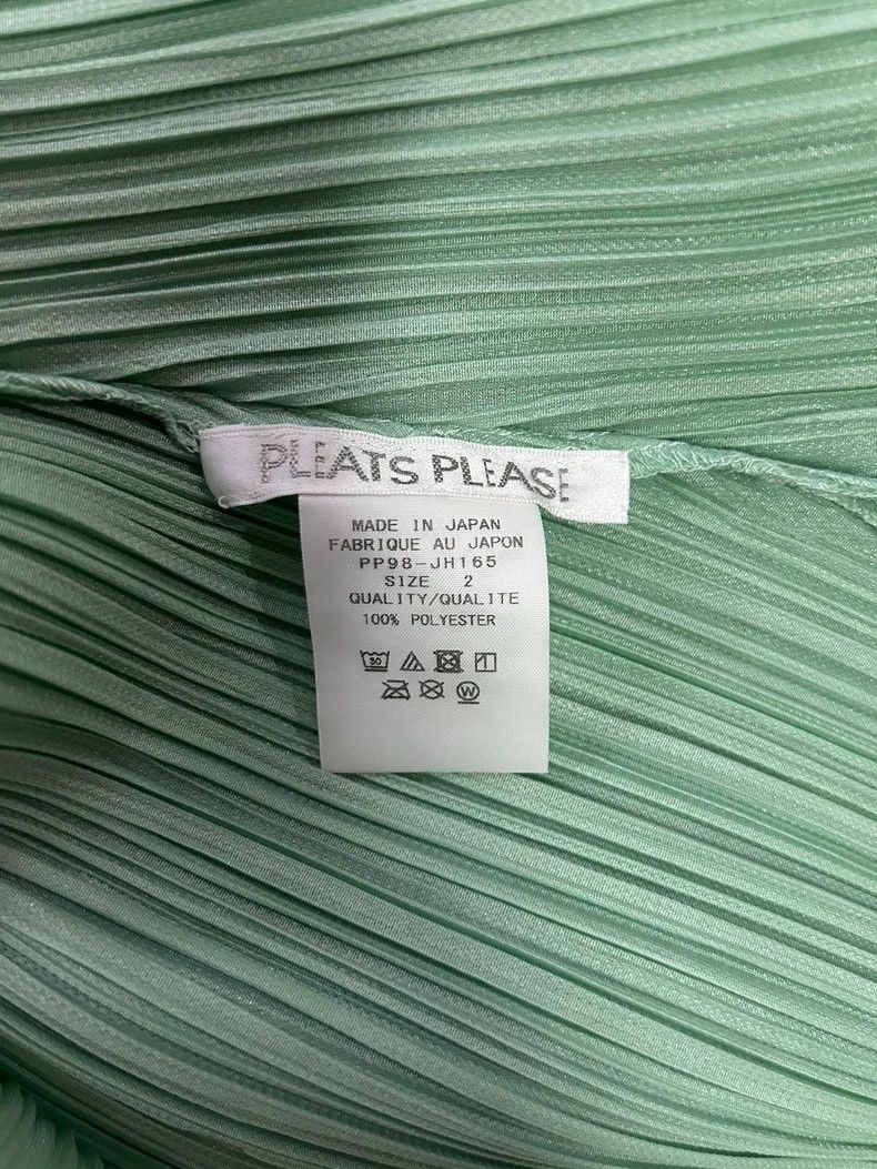Issey Miyake Issey Miyake size:2 Green pleated sleeveless dress Size M / US 6-8 / IT 42-44 - 2 Thumbnail