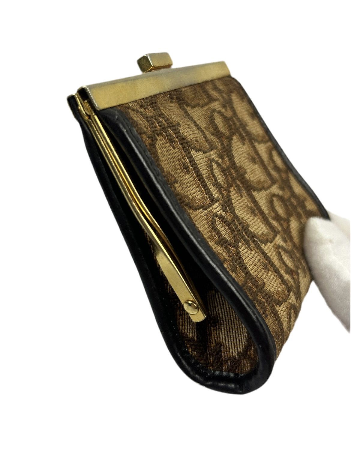 Dior Dior Trotter Monogram leather coin pouch Size ONE SIZE - 5 Thumbnail