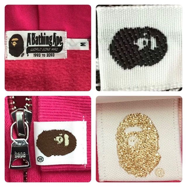 Bape BAPE camo x pink shark full zip hoodie a bathing ape Size US M / EU 48-50 / 2 - 7 Thumbnail
