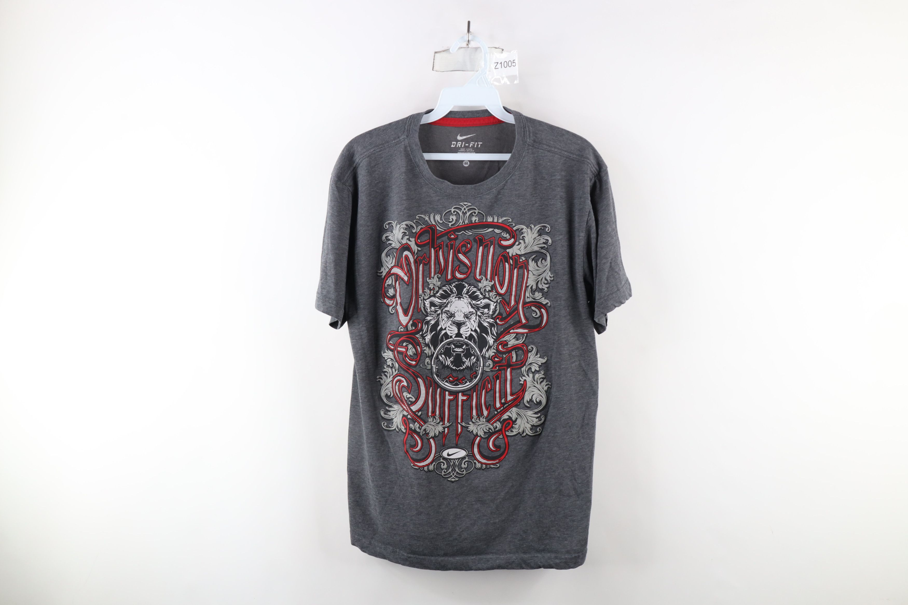 Nike × Vintage Nike Lebron James Non Sufficit Lion Head Basketball T-Shirt Size US M / EU 48-50 / 2 - 1 Thumbnail