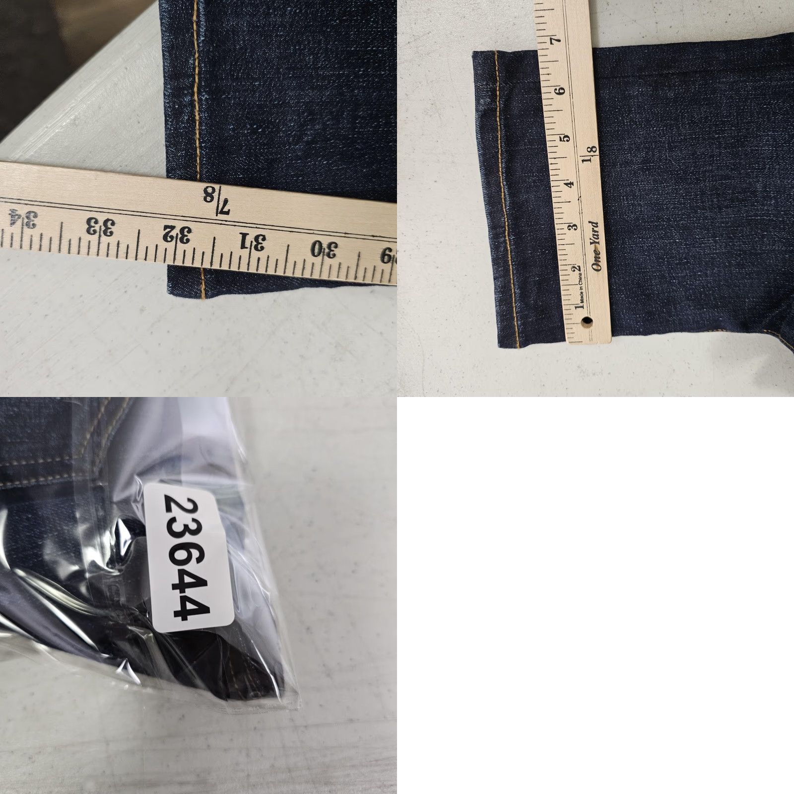 Madewell Madewell Jeans Mens 31x32 Blue Slim Fit Denim Dark Wash 5-Pocket Zip Fly Pockets J9526 Tapered Slim Mens Size US 31 - 9 Thumbnail