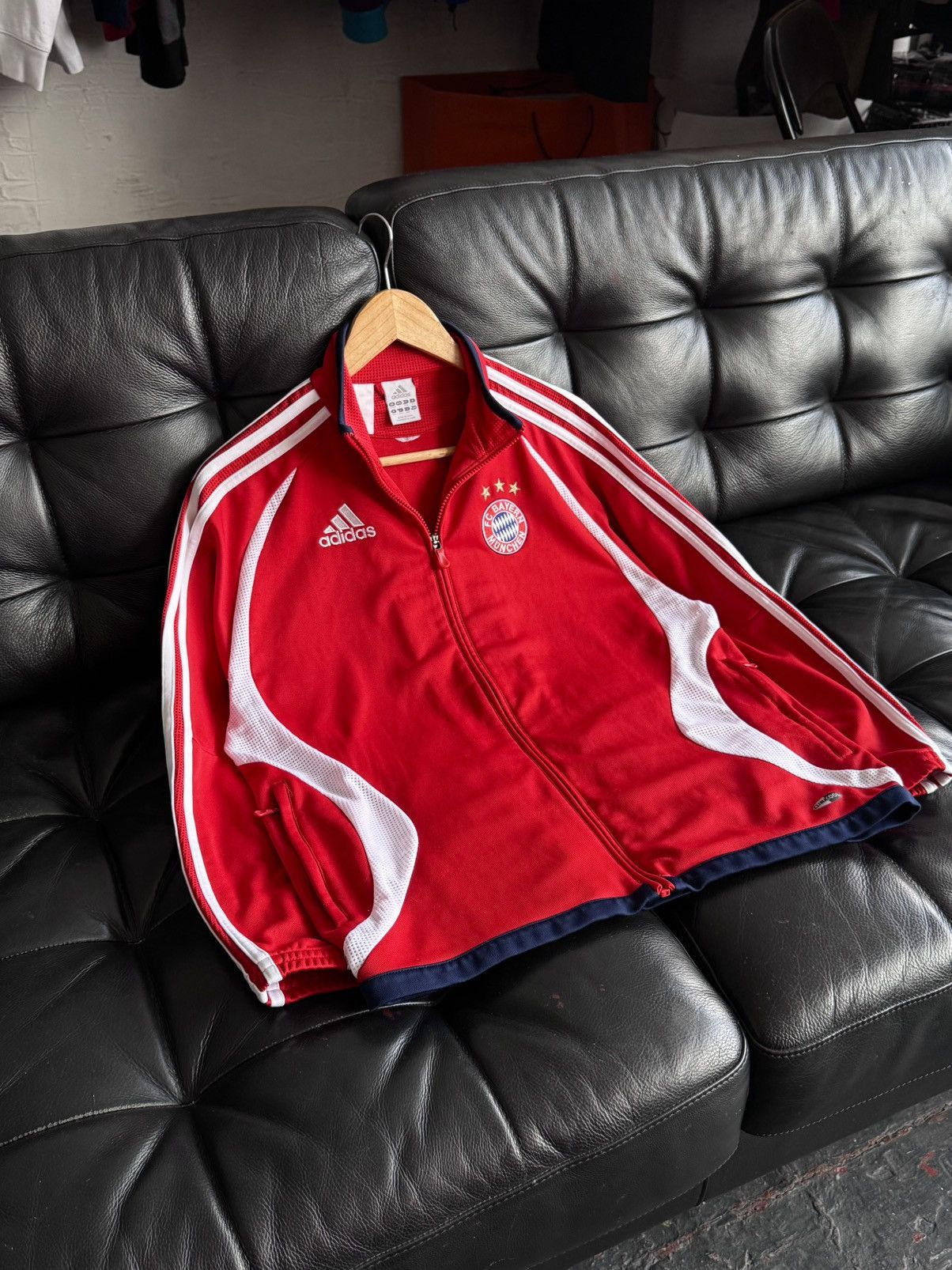 Adidas Vintage Adidas FC Bayern Munchen Track Zip Jacket Soccer Size US XS / EU 42 / 0 - 12 Thumbnail