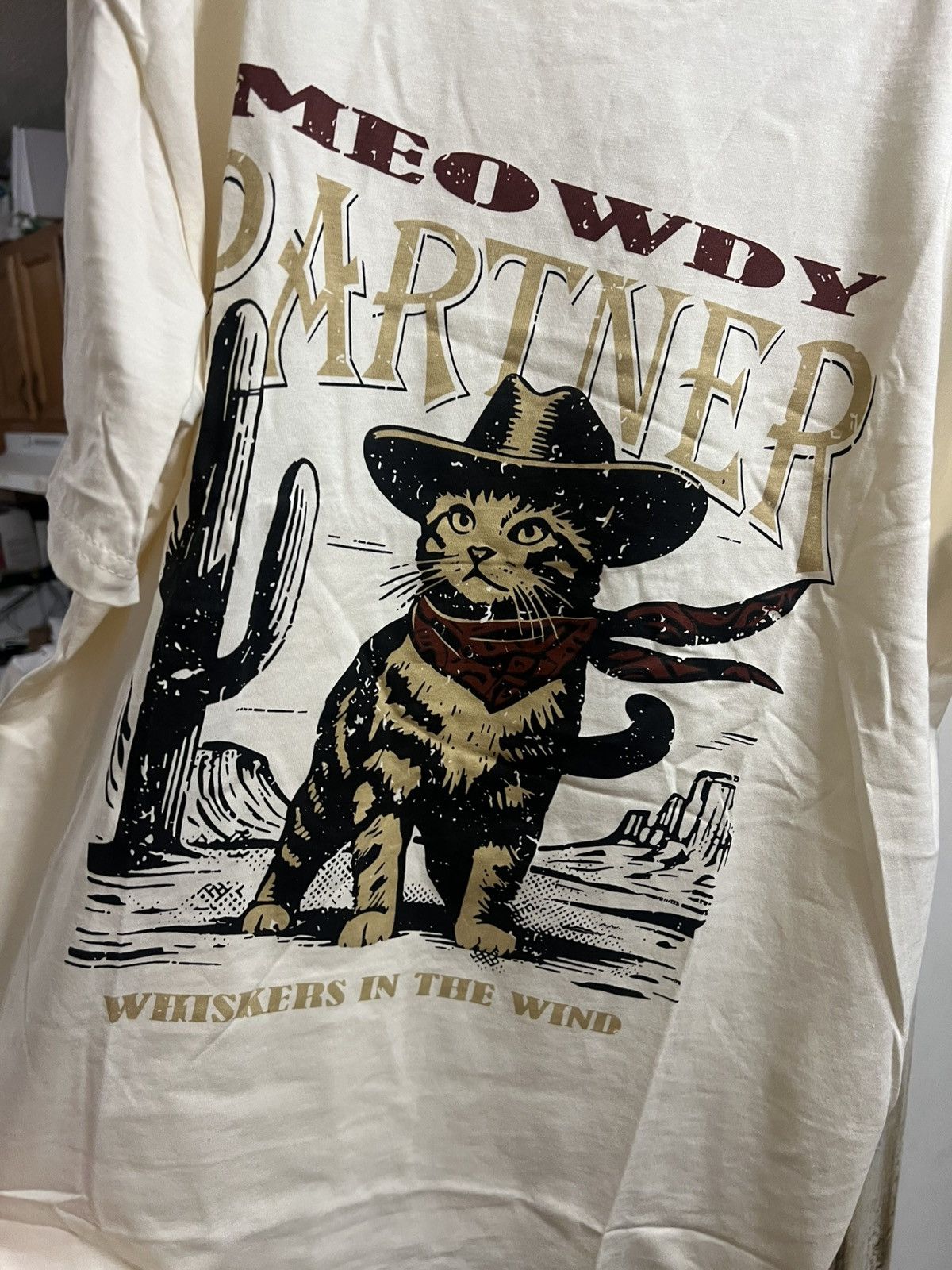 Comfort Colors Cute Cat Meowdy Partner tee shirt large Size US L / EU 52-54 / 3 - 2 Thumbnail