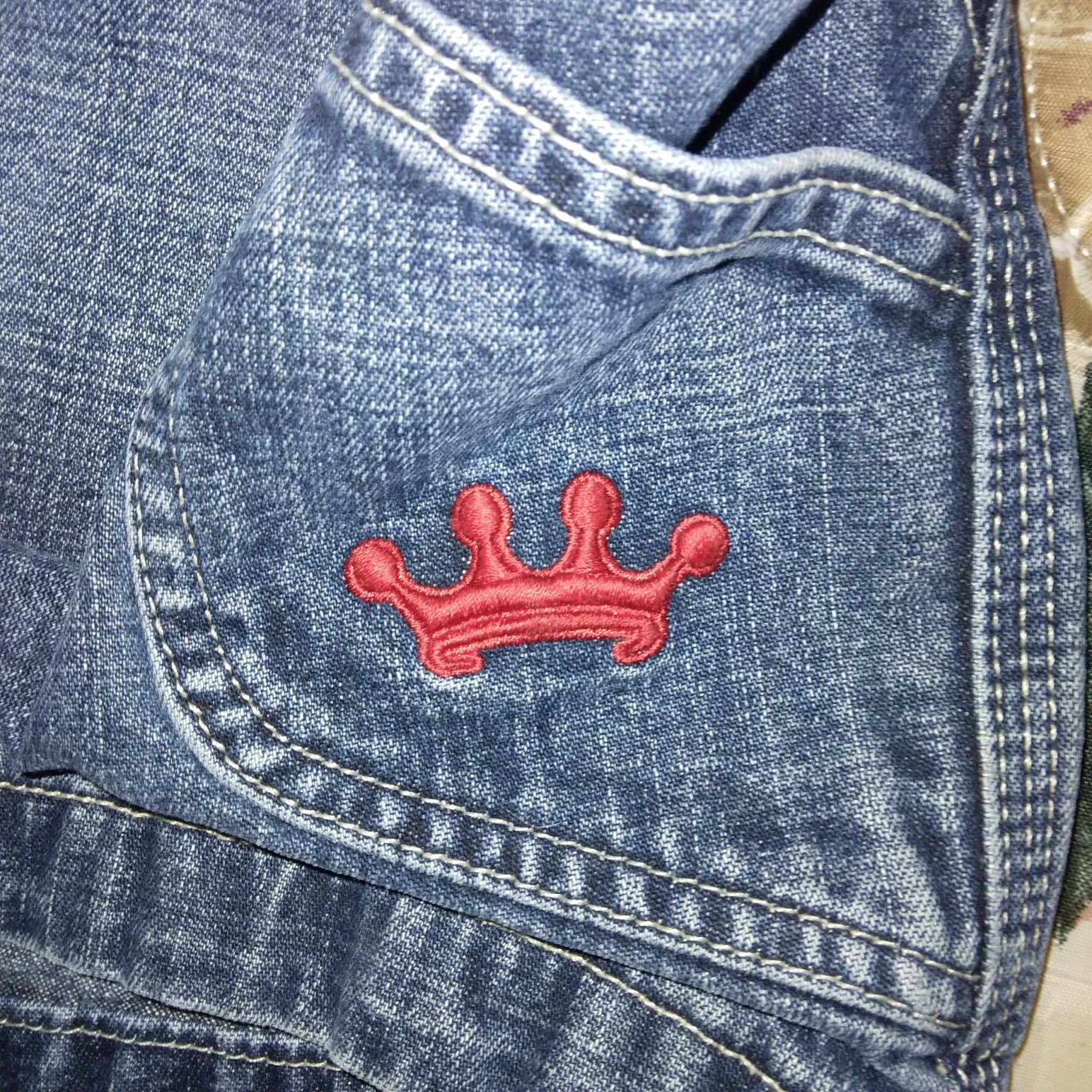 JNCO JNCO Red Crown Jean Shorts Size US 33 - 5 Thumbnail