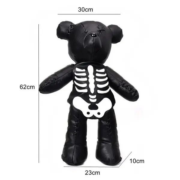 Designer × Japanese Brand Black Skeleton Bear Backpack Bag Size ONE SIZE - 3 Thumbnail