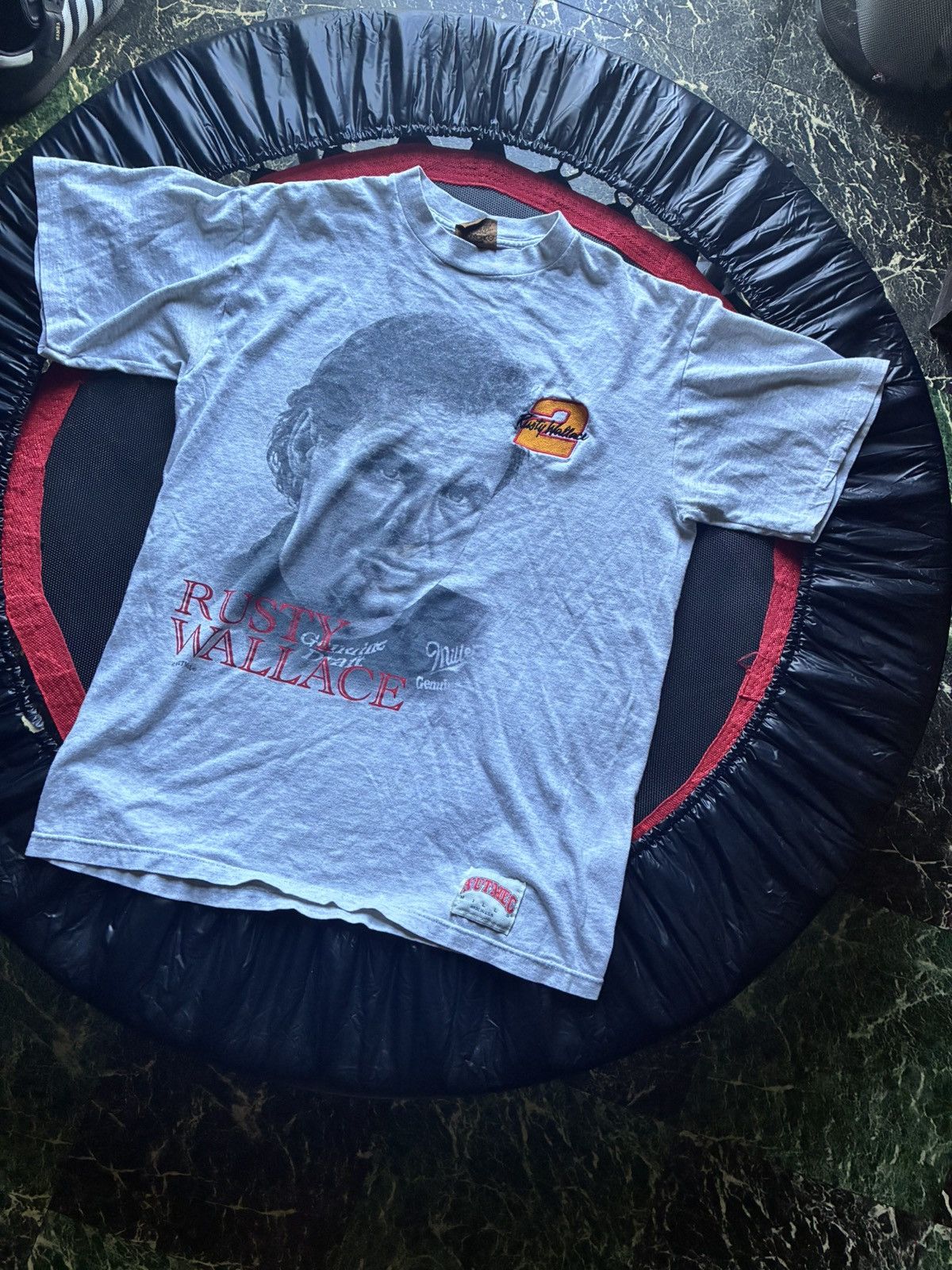 Nutmeg Vintage Nascar Rusty Wallace Tee Size US M / EU 48-50 / 2 - 1 Thumbnail