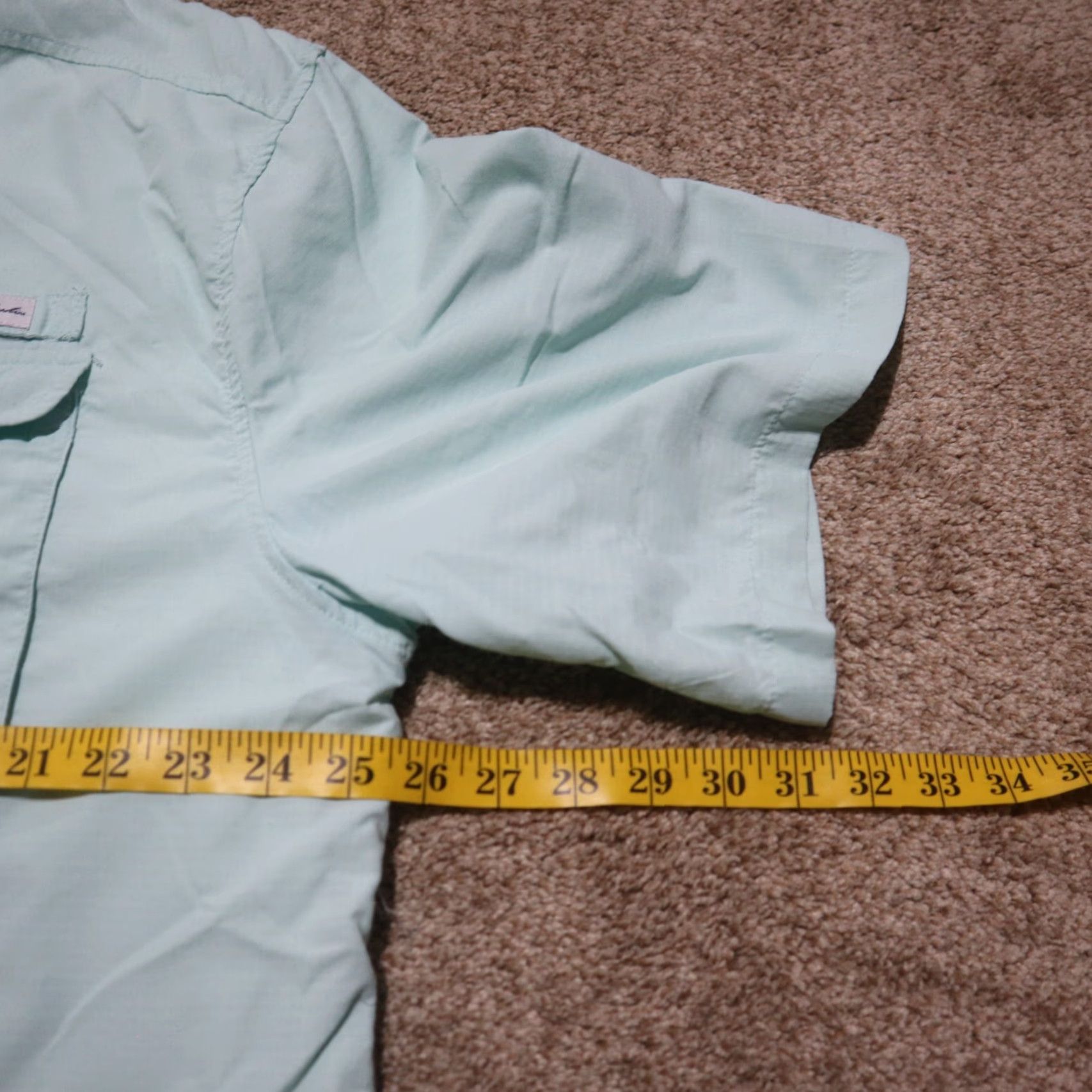 Vintage Joe Marlin Shirt Adult XL Blue Short Sleeve Button-Up Size US XL / EU 56 / 4 - 6 Thumbnail