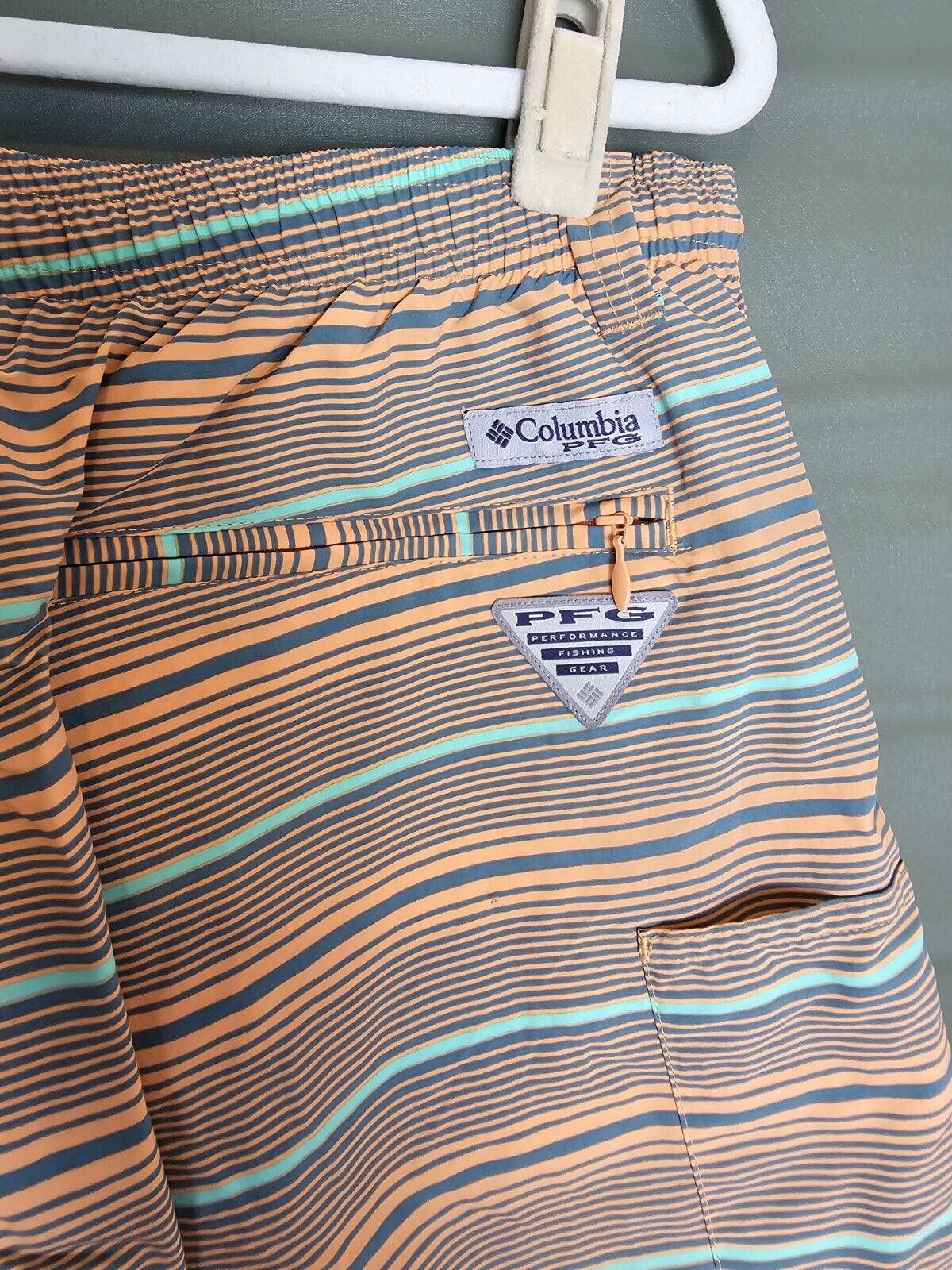 Columbia Columbia Swim Trunks Orange Mens Size M 50 UPF Rated Size US 32 / EU 48 - 7 Thumbnail