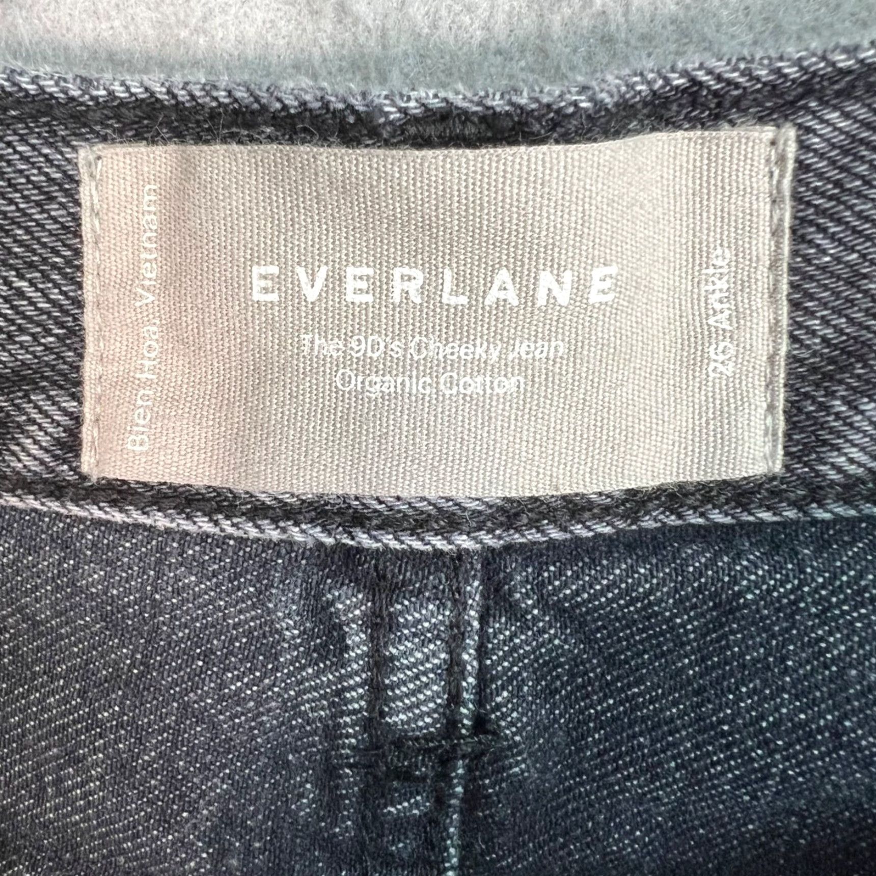 Everlane VINTAGE Everlane The 90s Jeans Denim Straight Women's 26 Gray Organic Cotton High-Waist 90s Style Jeans Womens Size 26" / US 2 / IT 38 - 3 Thumbnail